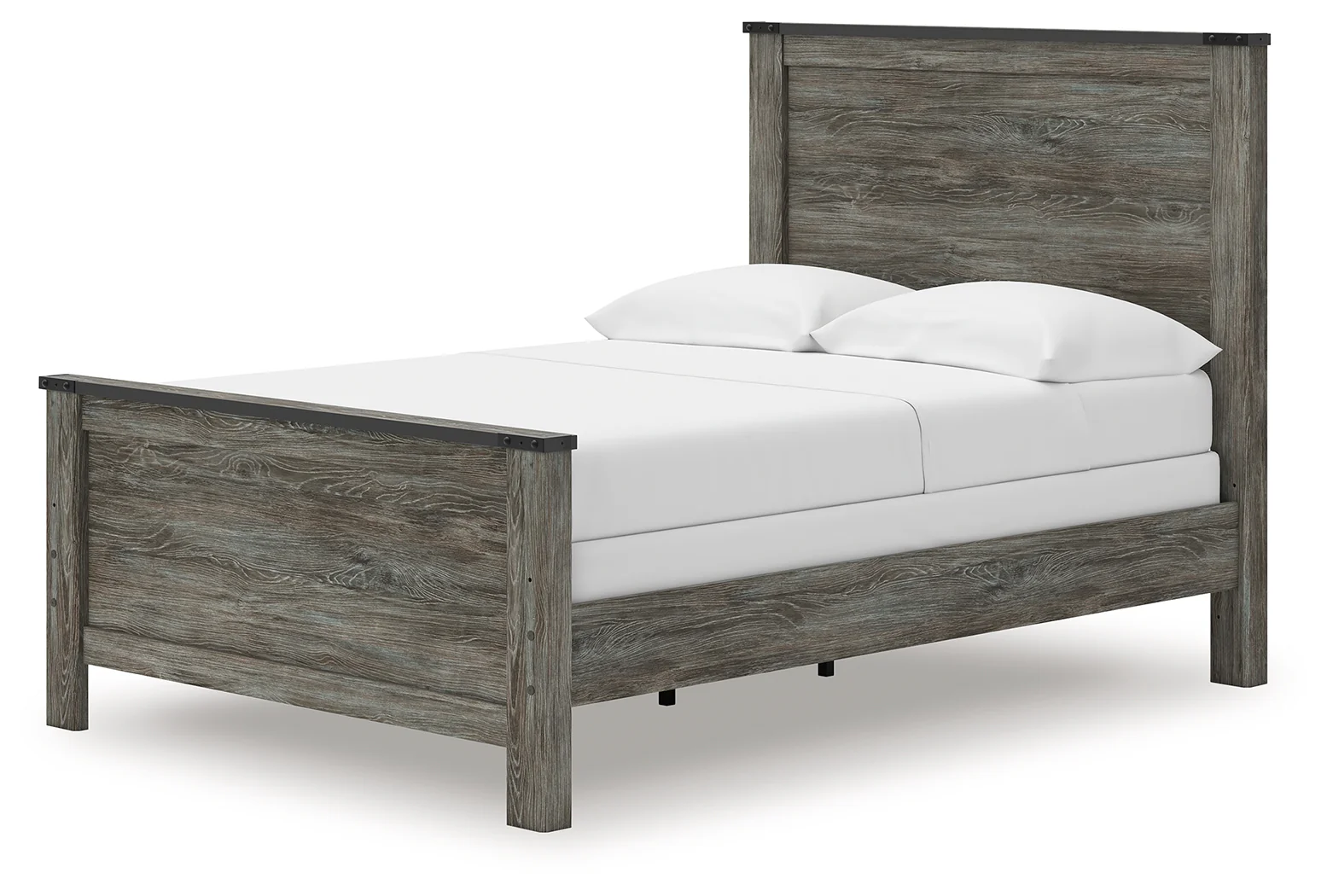 Frandern Black/Gray Full Panel Bed - Image 3