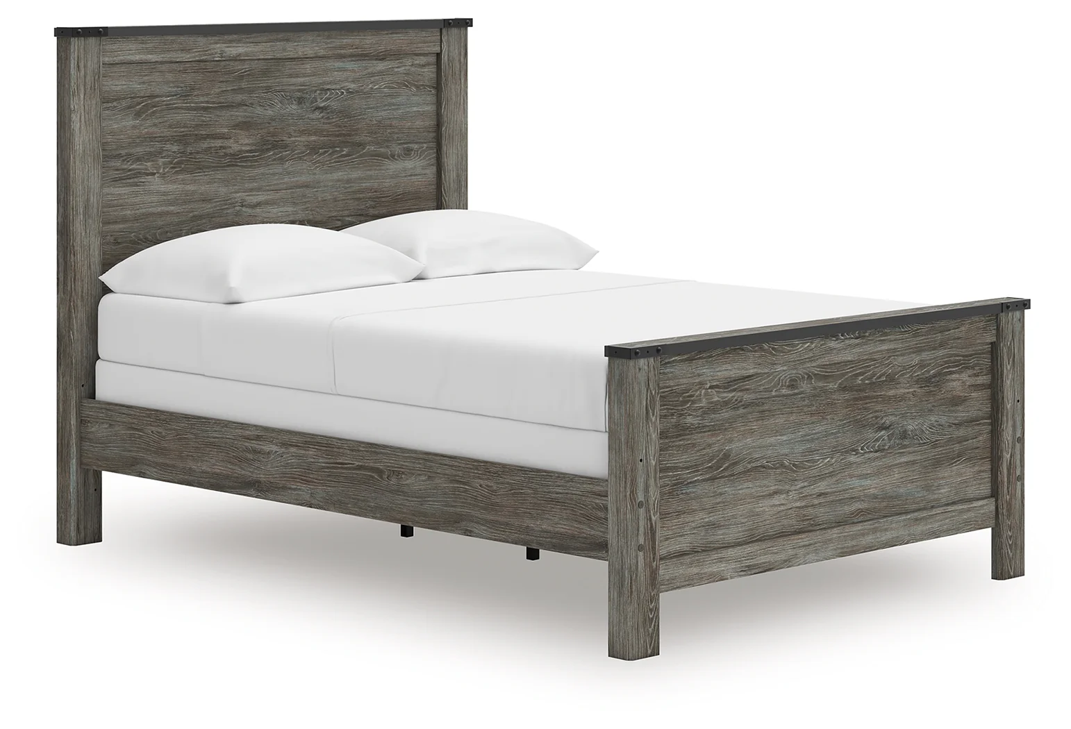 Frandern Black/Gray Full Panel Bed - Image 1