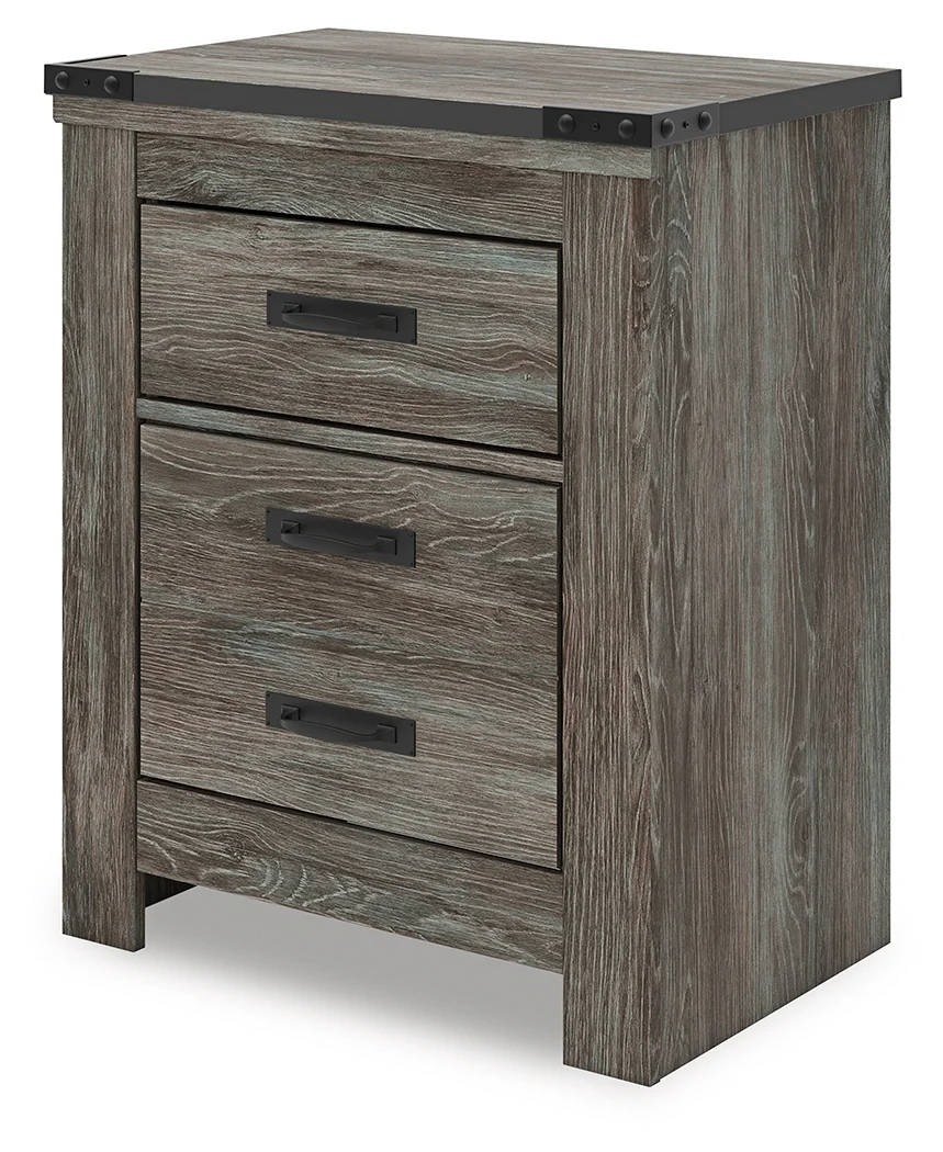 Frandern Gray Nightstand - Image 2