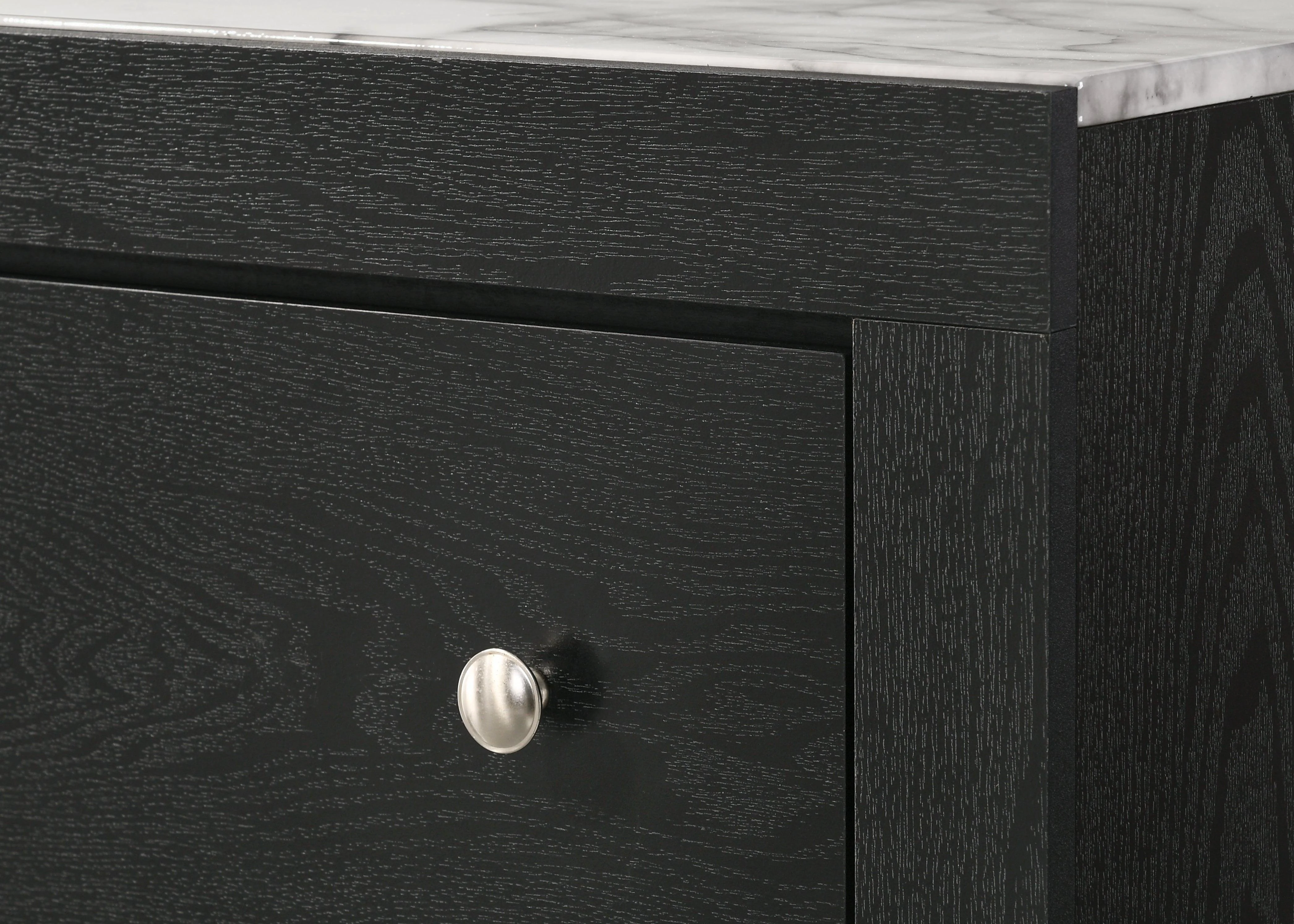 Cadence Dresser Black 6 Drawers - Image 3