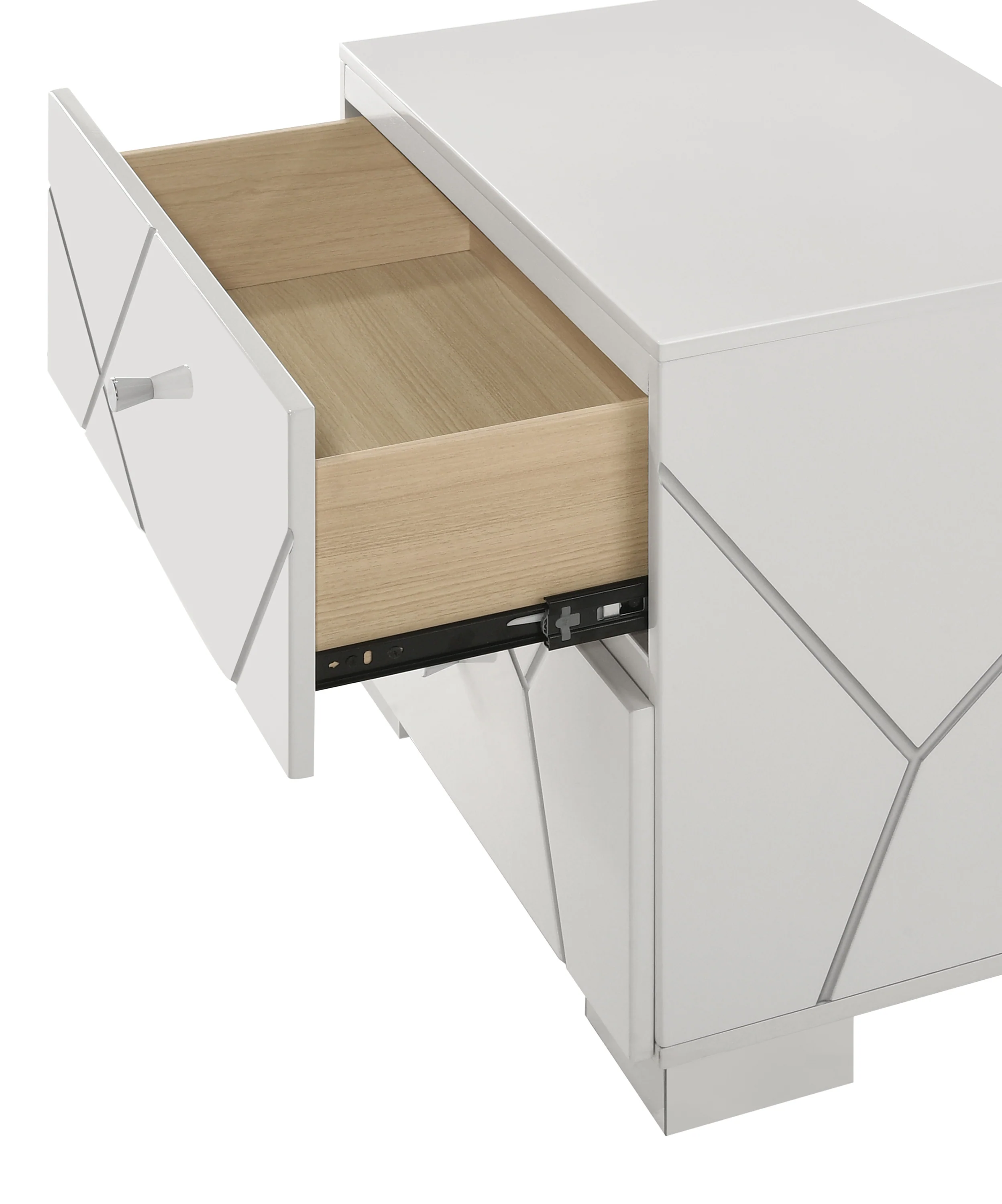 Ayla White Nightstand - Image 2