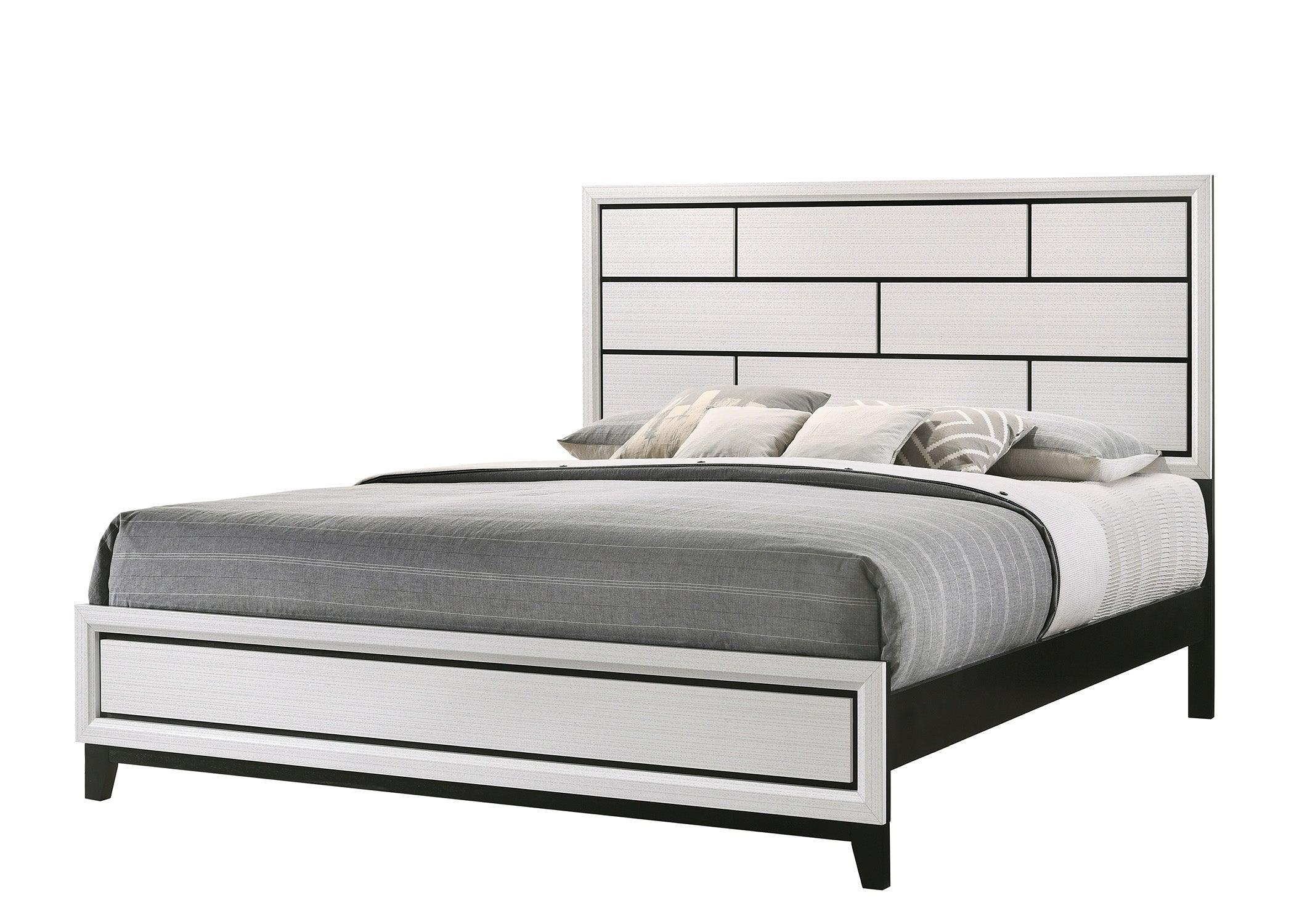 Akerson Chalk Panel Bedroom Set - Image 2