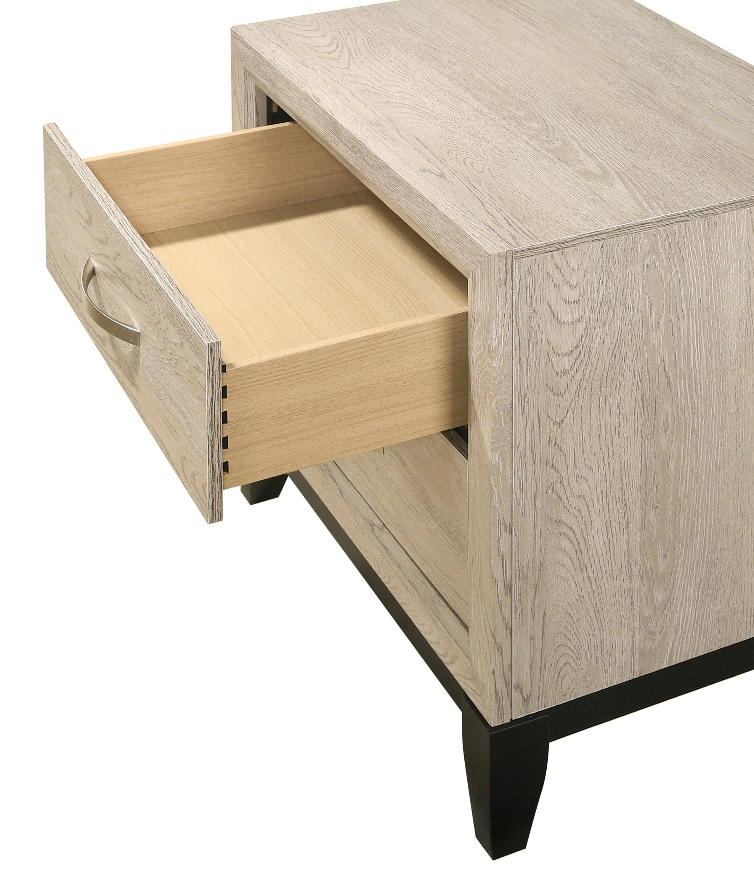 Akerson Nightstand Curved 2 Drawers - Image 3