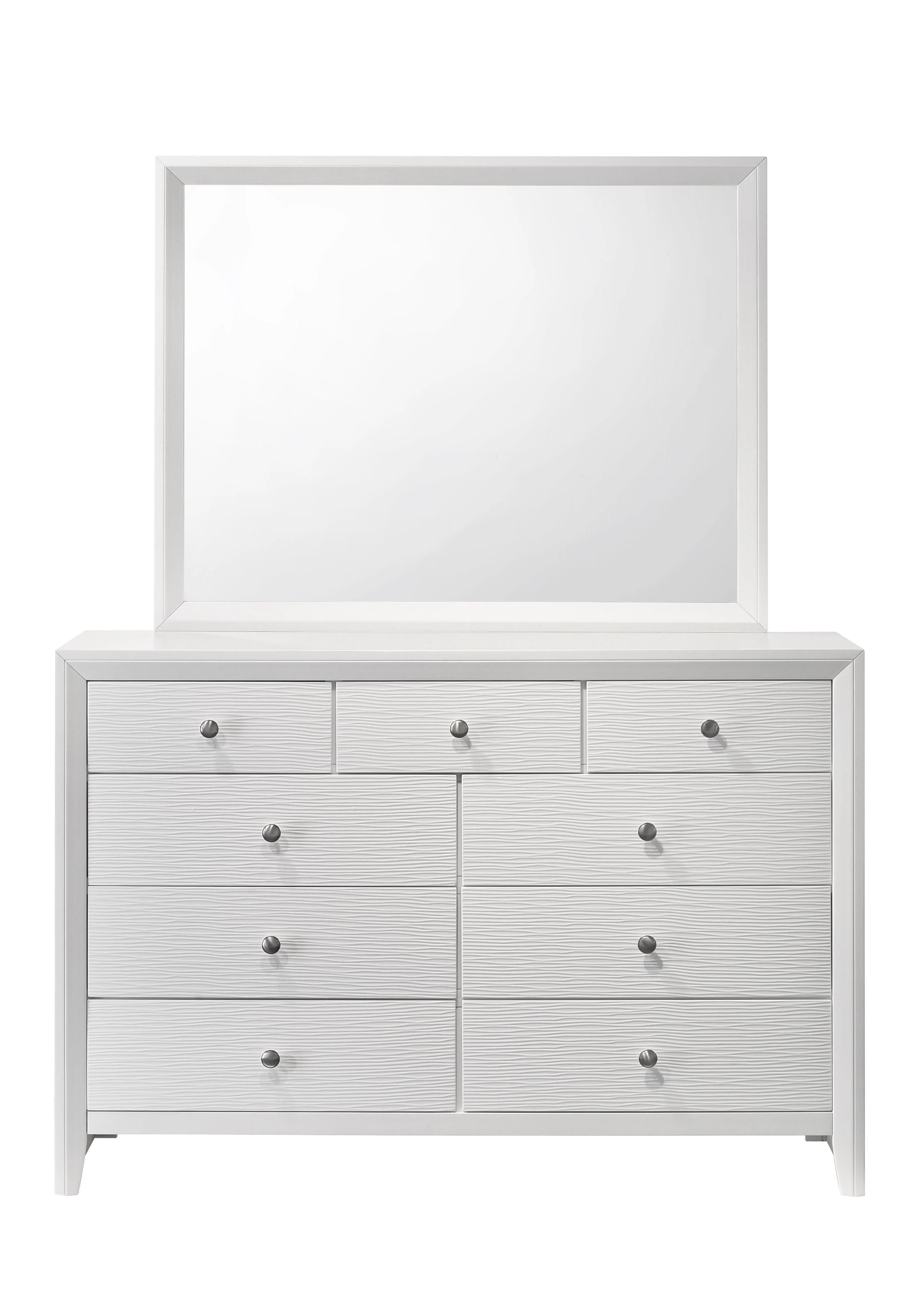 Evan Nightstand White 2 Drawers - Image 3