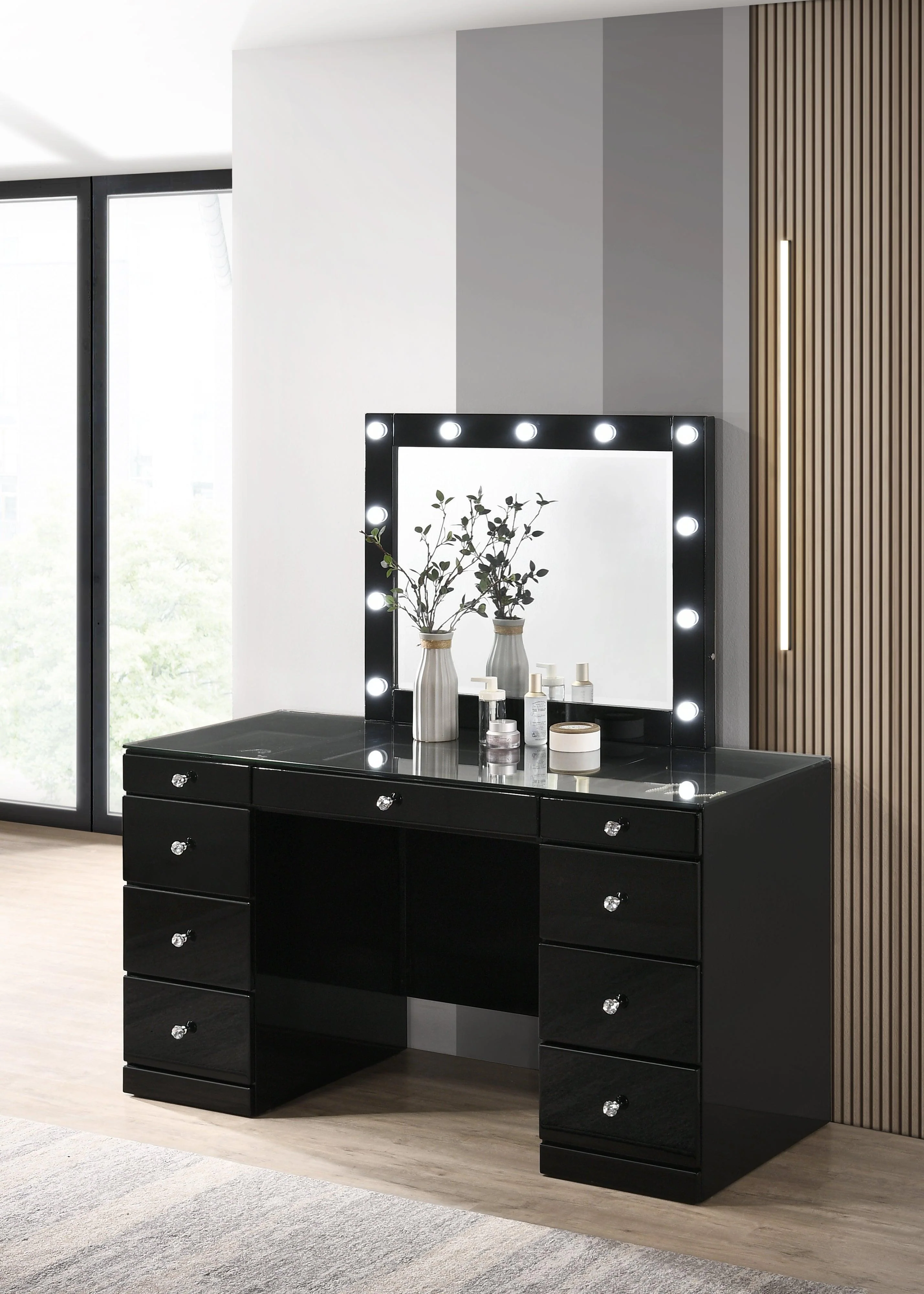 Avery Black Vanity Set - Image 2