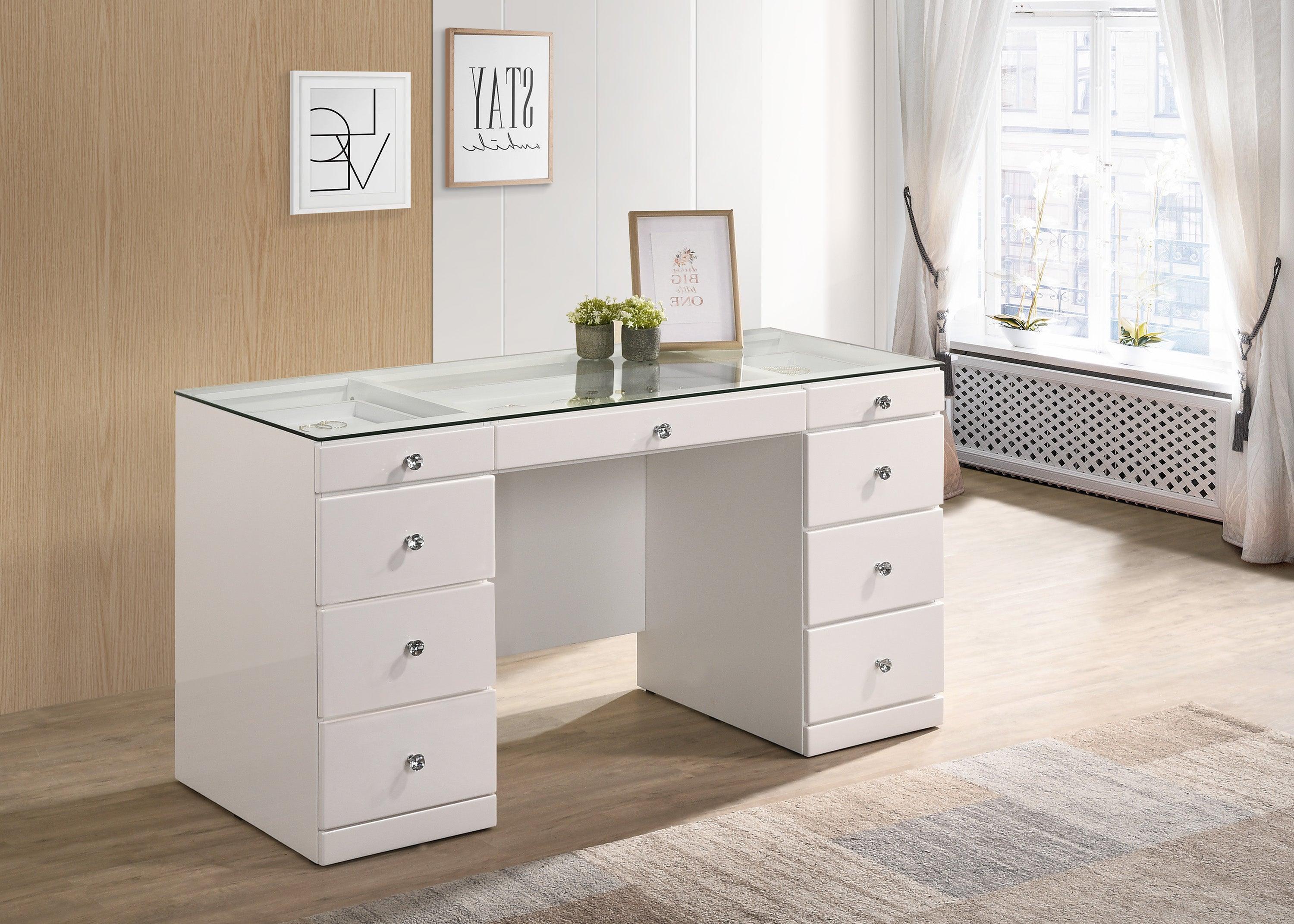 Avery White Vanity Set - Image 2