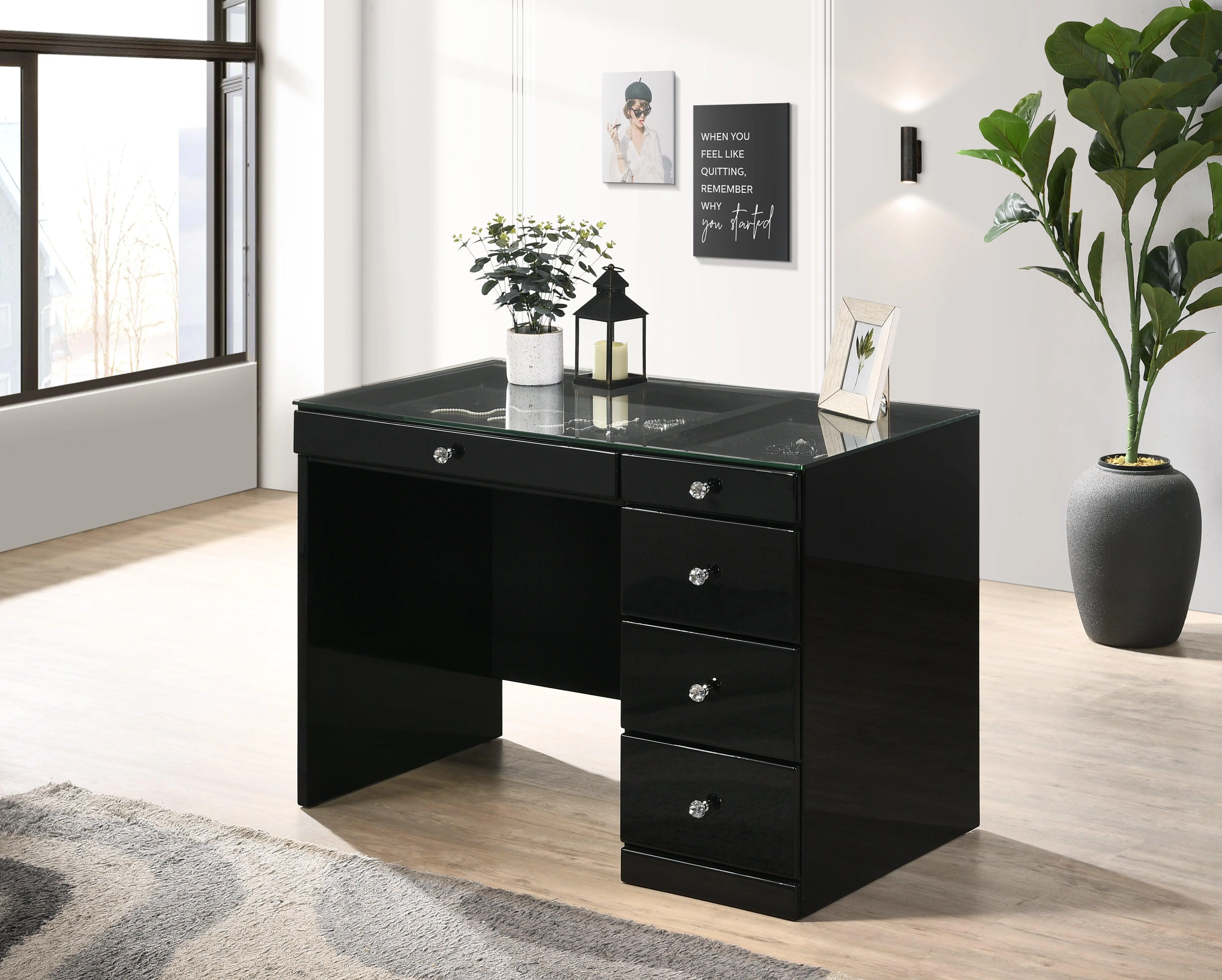 Morgan Black Vanity Set - Image 3