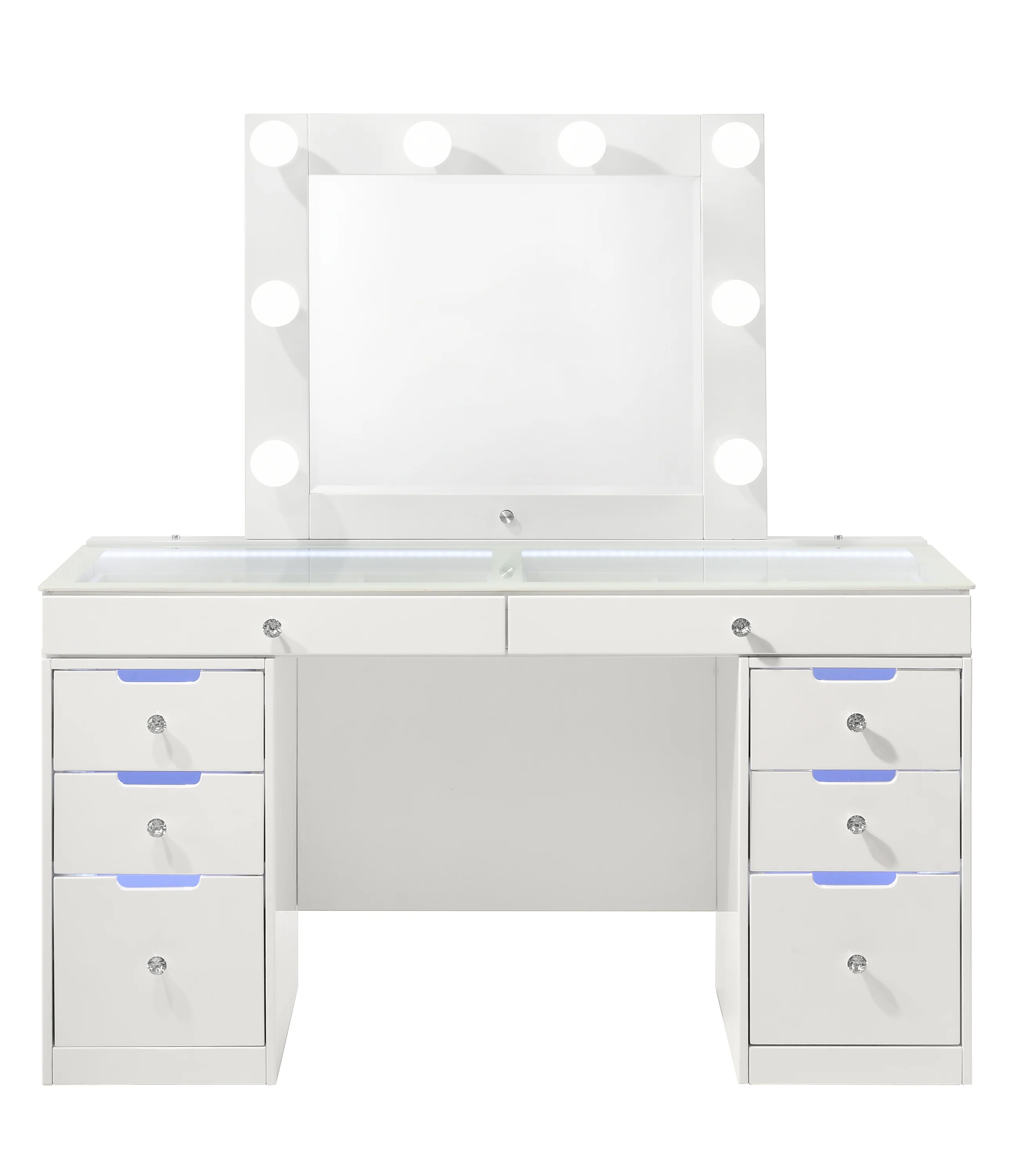 Luxo White Vanity Set - Image 3