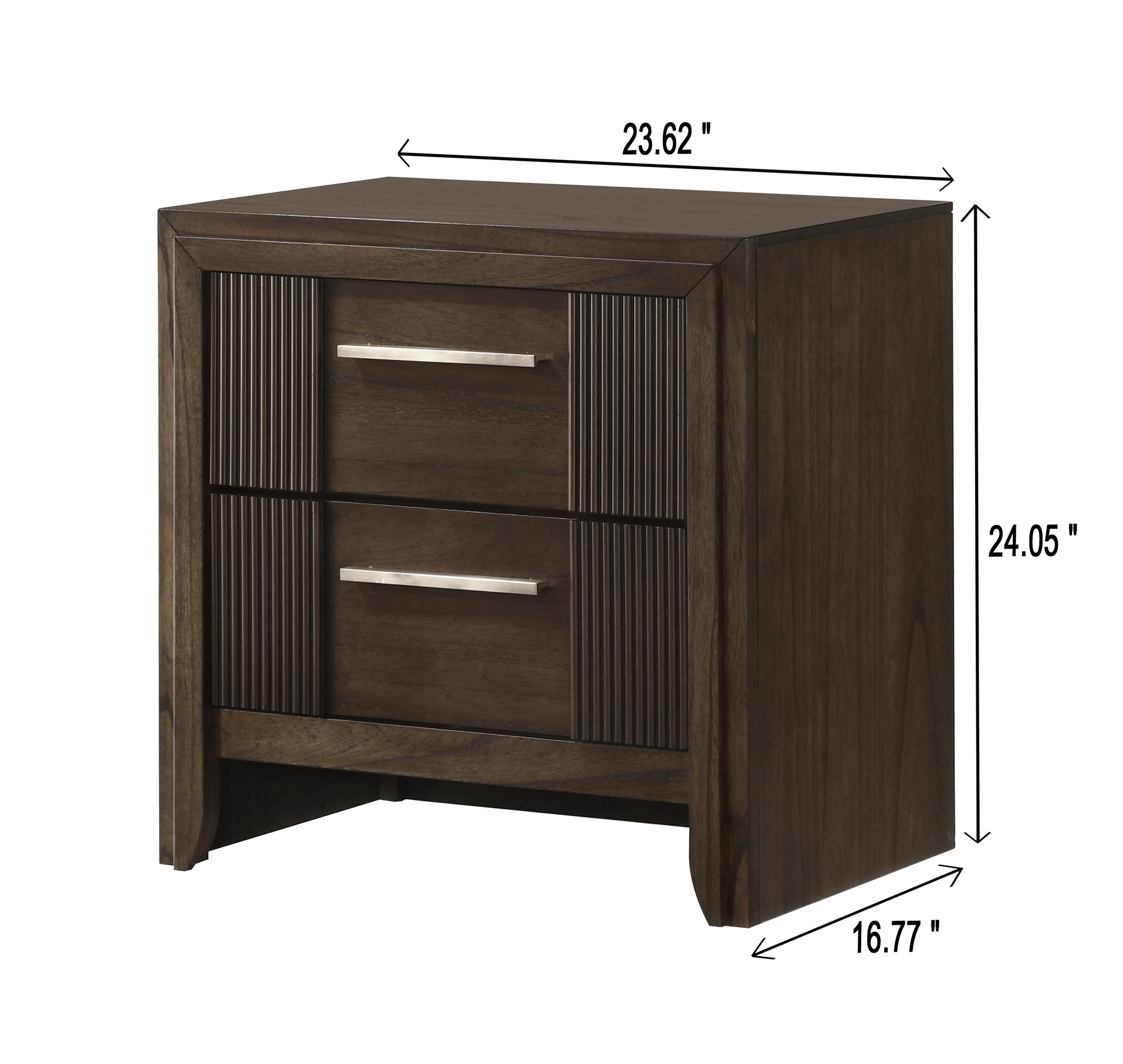 Carlton Brown Nightstand - Image 3