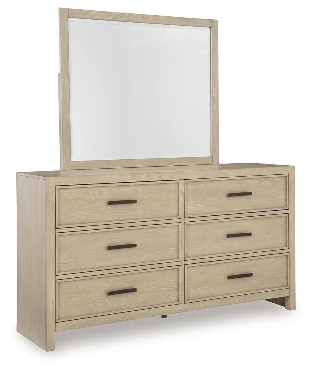 Calmoro Gray Dresser and Mirror - Image 2