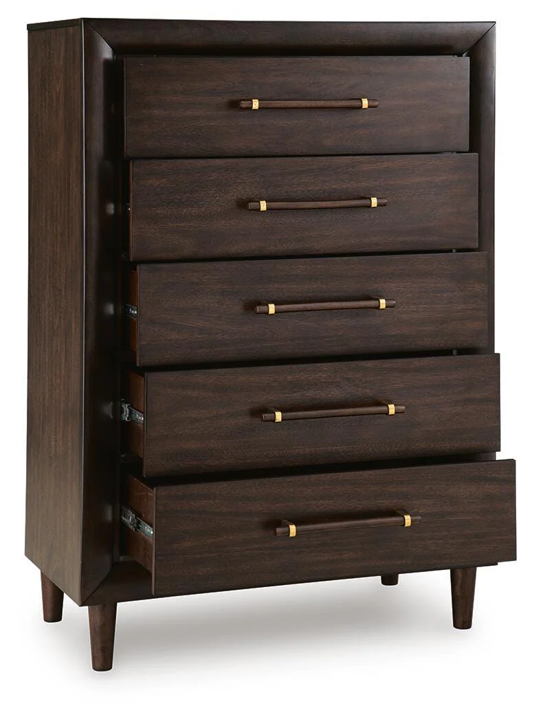 Dantenton Merlot Chest of Drawers - Image 3