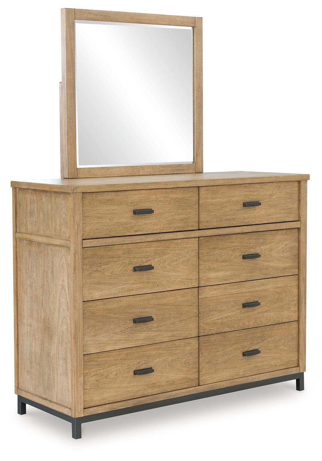 Tomtyn Light Brown Dresser and Mirror - Image 2