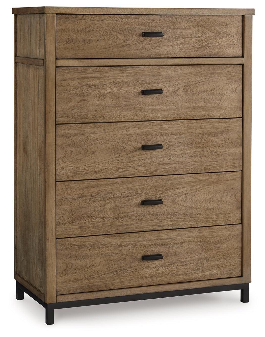 Tomtyn Light Brown Chest of Drawers - Image 2