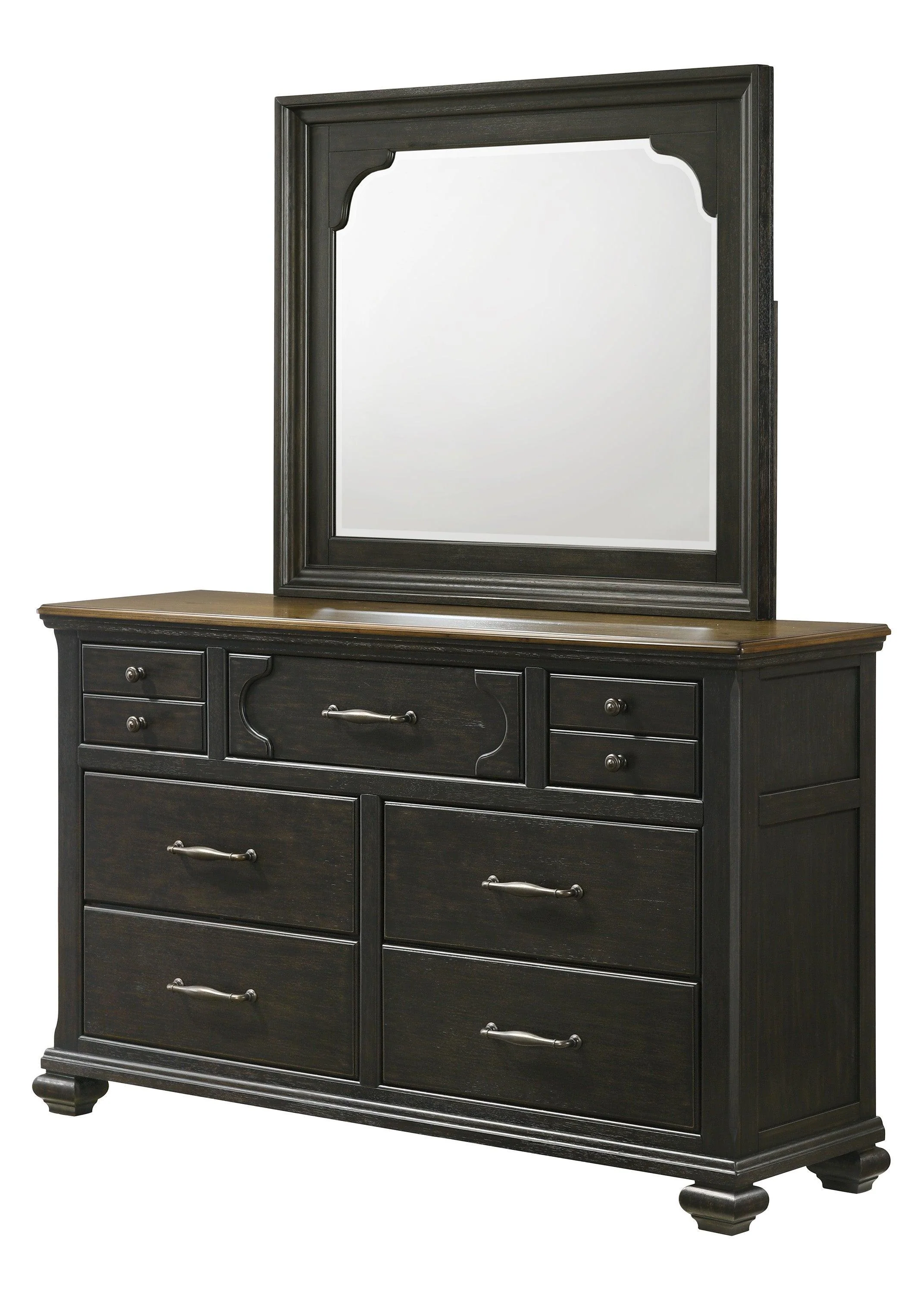 Hamilton Brown 2 Drawers Nightstand - Image 2