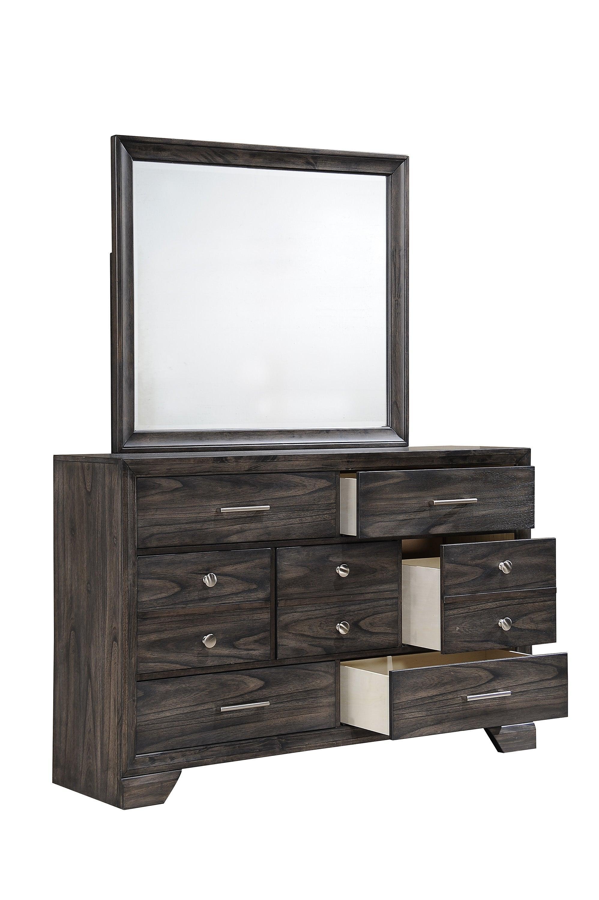 Jaymes Dresser Gray Handle 10 Drawers - Image 3