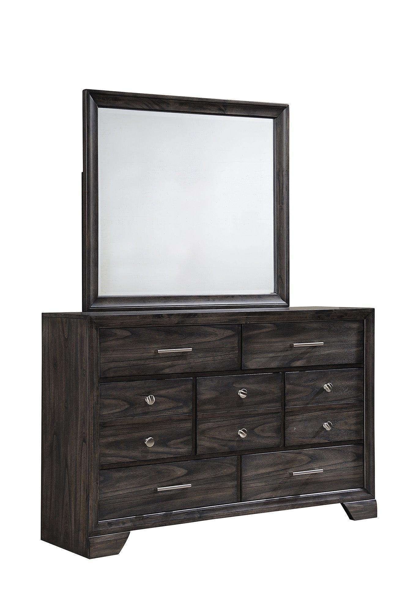 Jaymes Gray Upholstered Storage Platform Sleigh Queen Bed - Image 3
