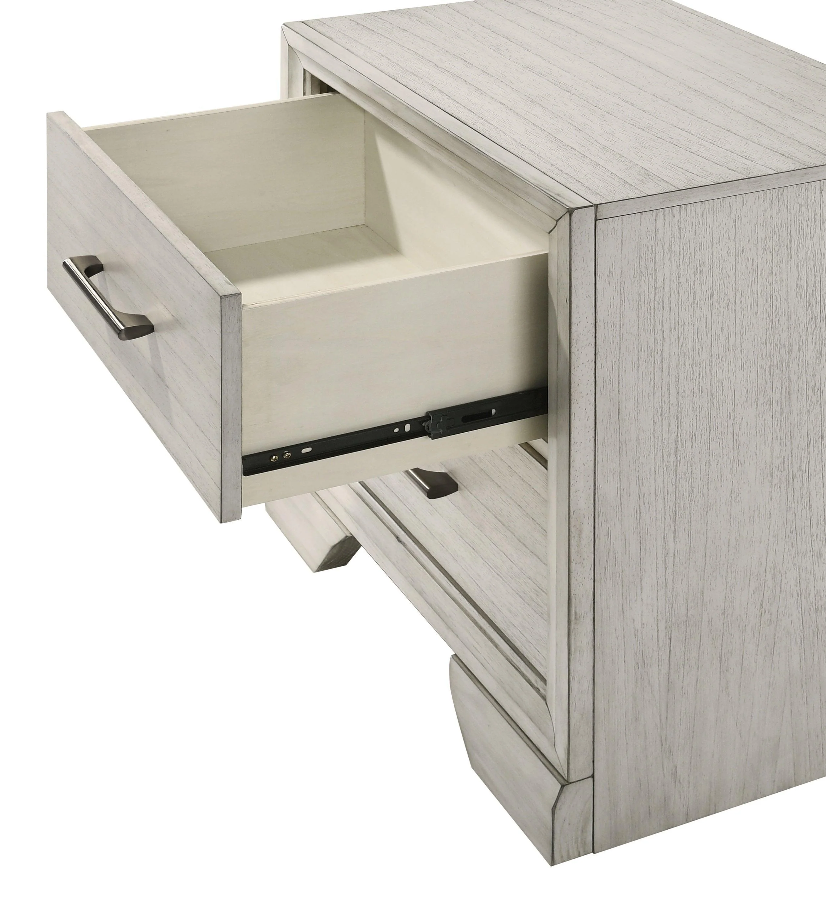 Jaymes White 2 Drawers Nightstand - Image 2