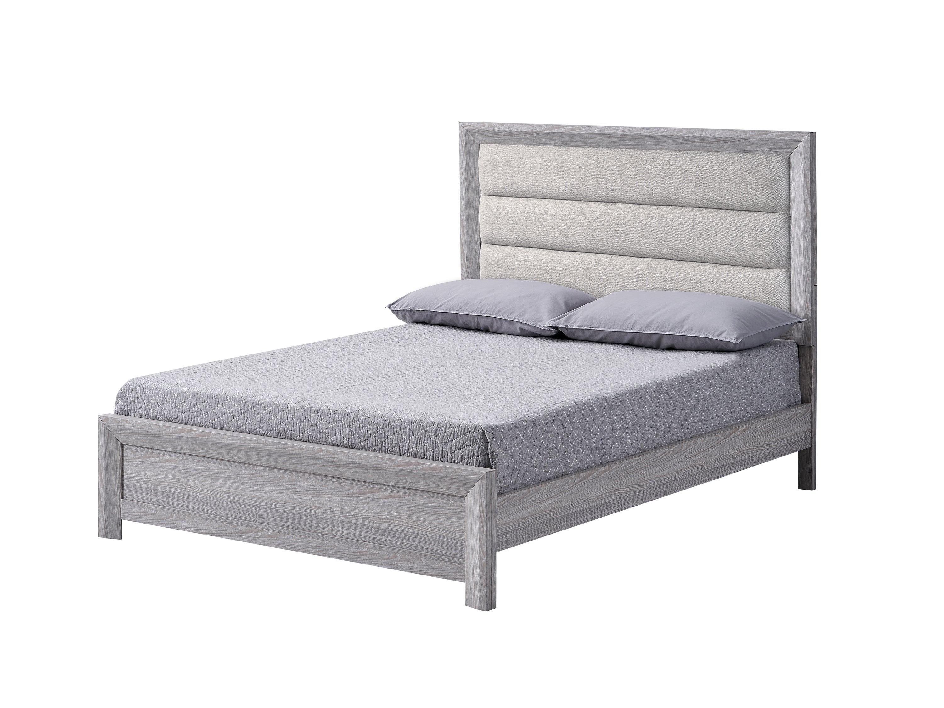 Adelaide Gray Upholstered Panel Bedroom Set - Image 3