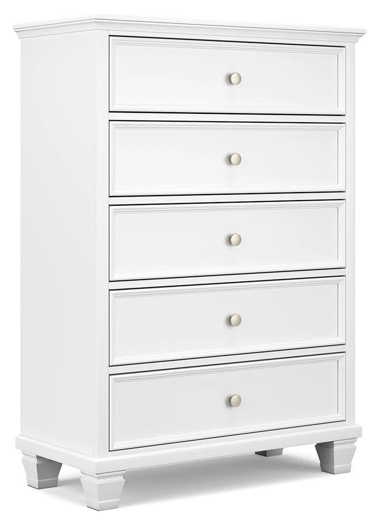Fortman White Chest Of Drawers - Image 2