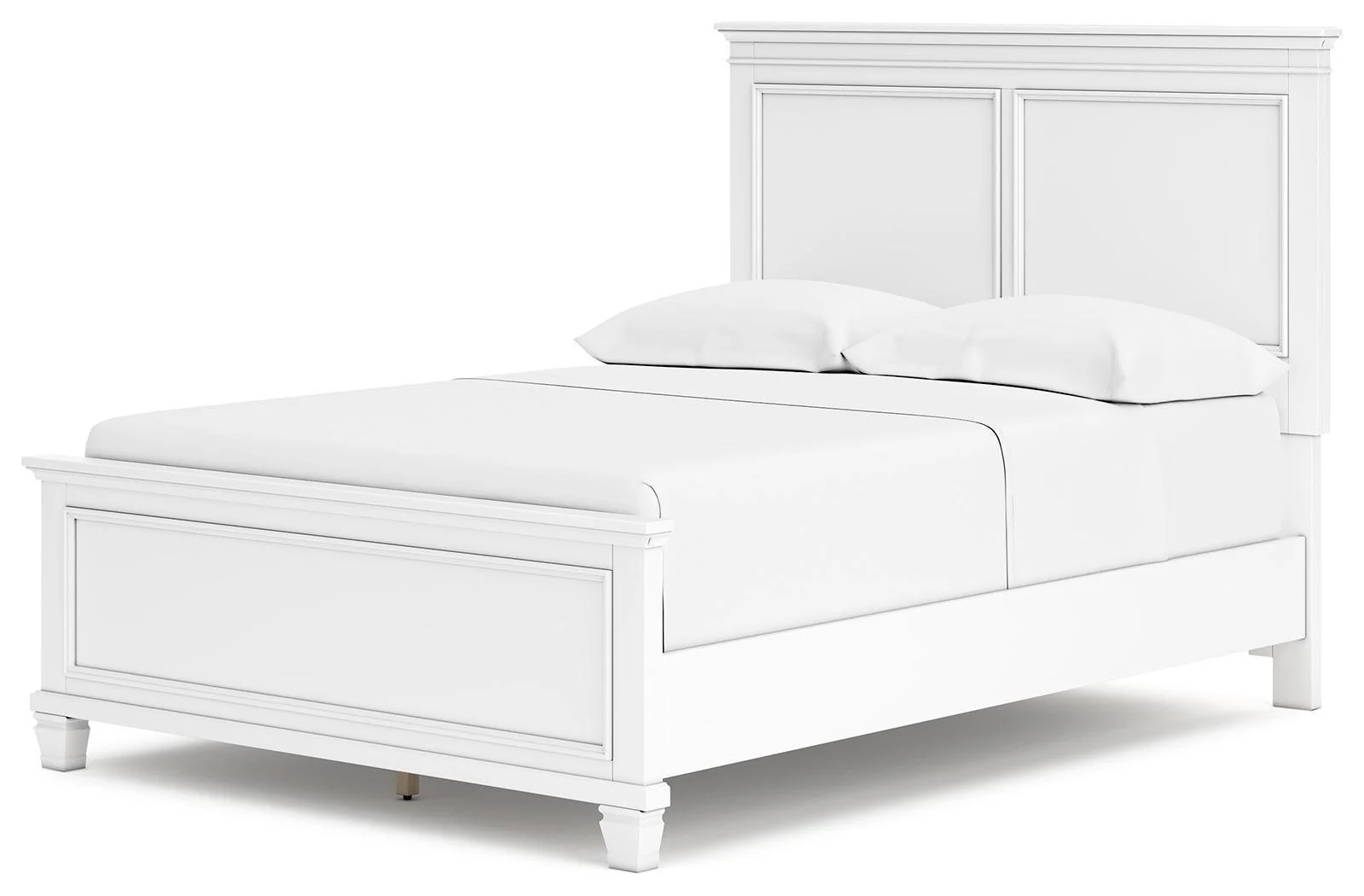 Fortman White Full Panel Bed - Image 3