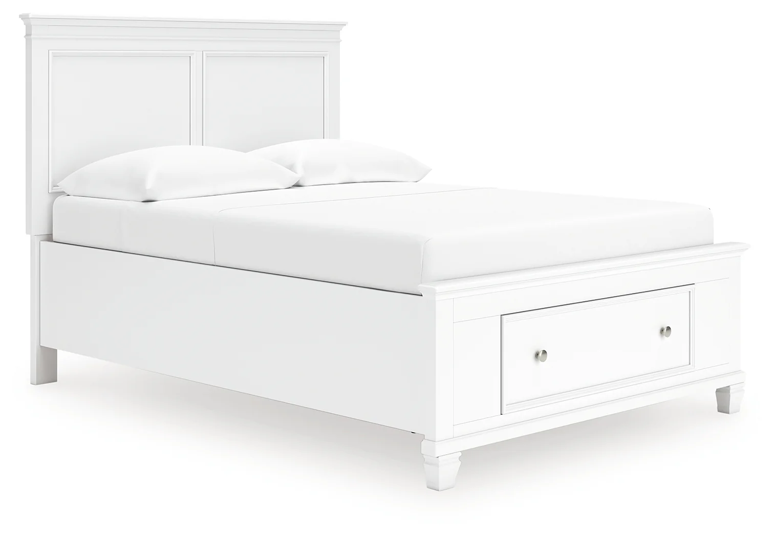 Fortman White Full Panel Storage Bed - Image 2