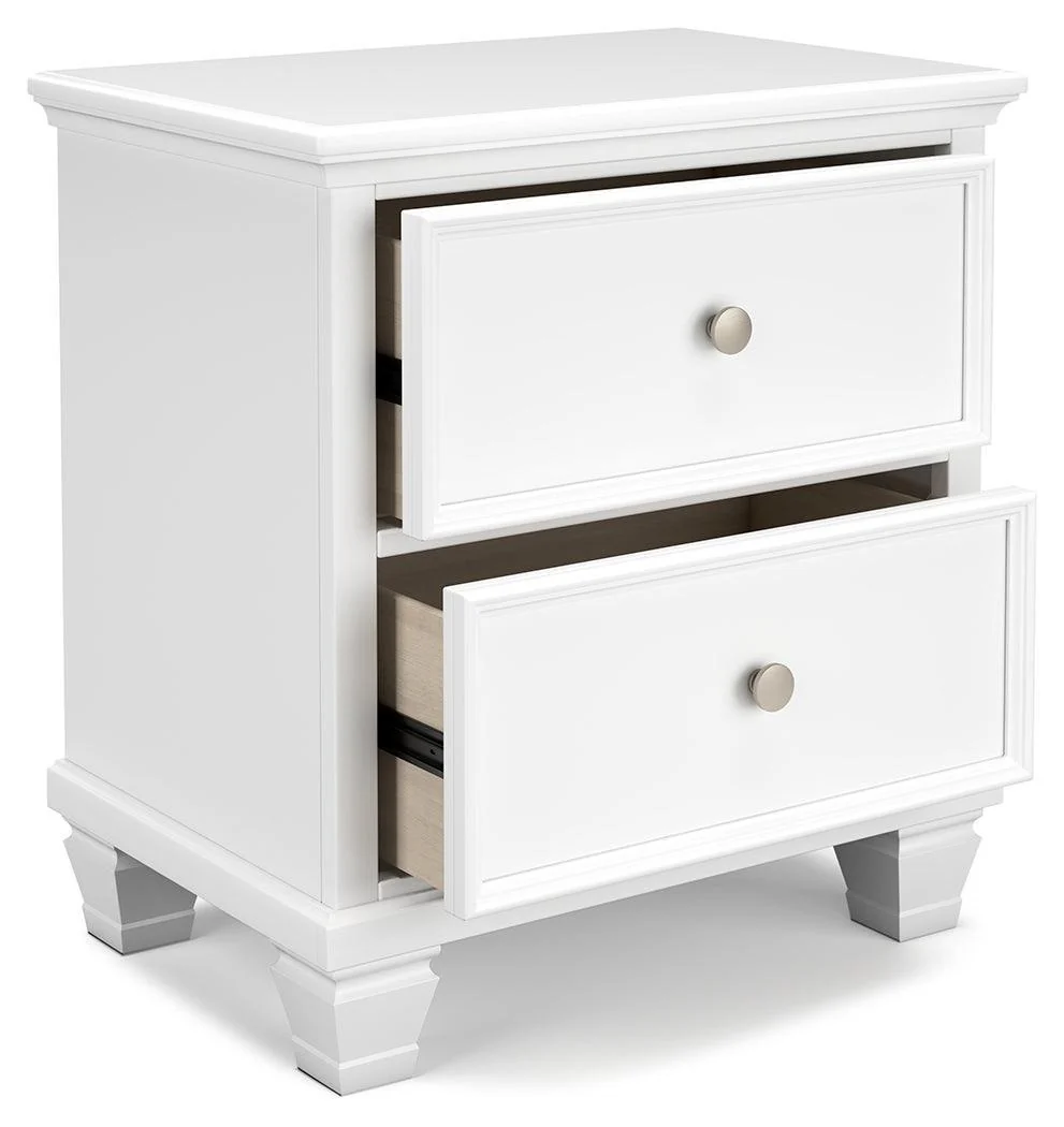 Fortman White Nightstand - Image 3