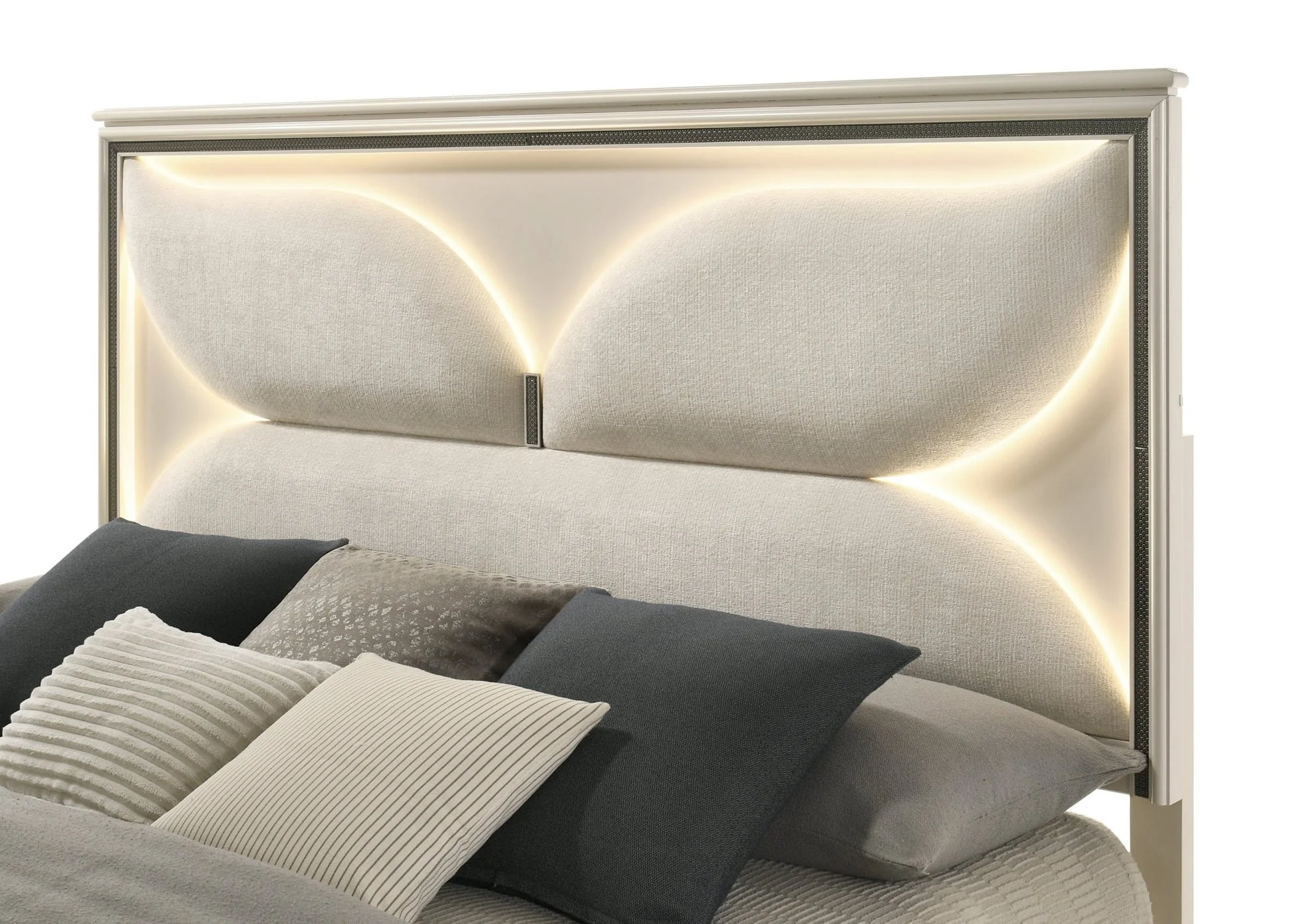 Hayma White Nightstand - Image 3