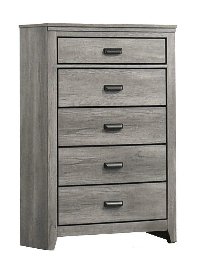 Carter Dresser Gray 6 Drawers - Image 3