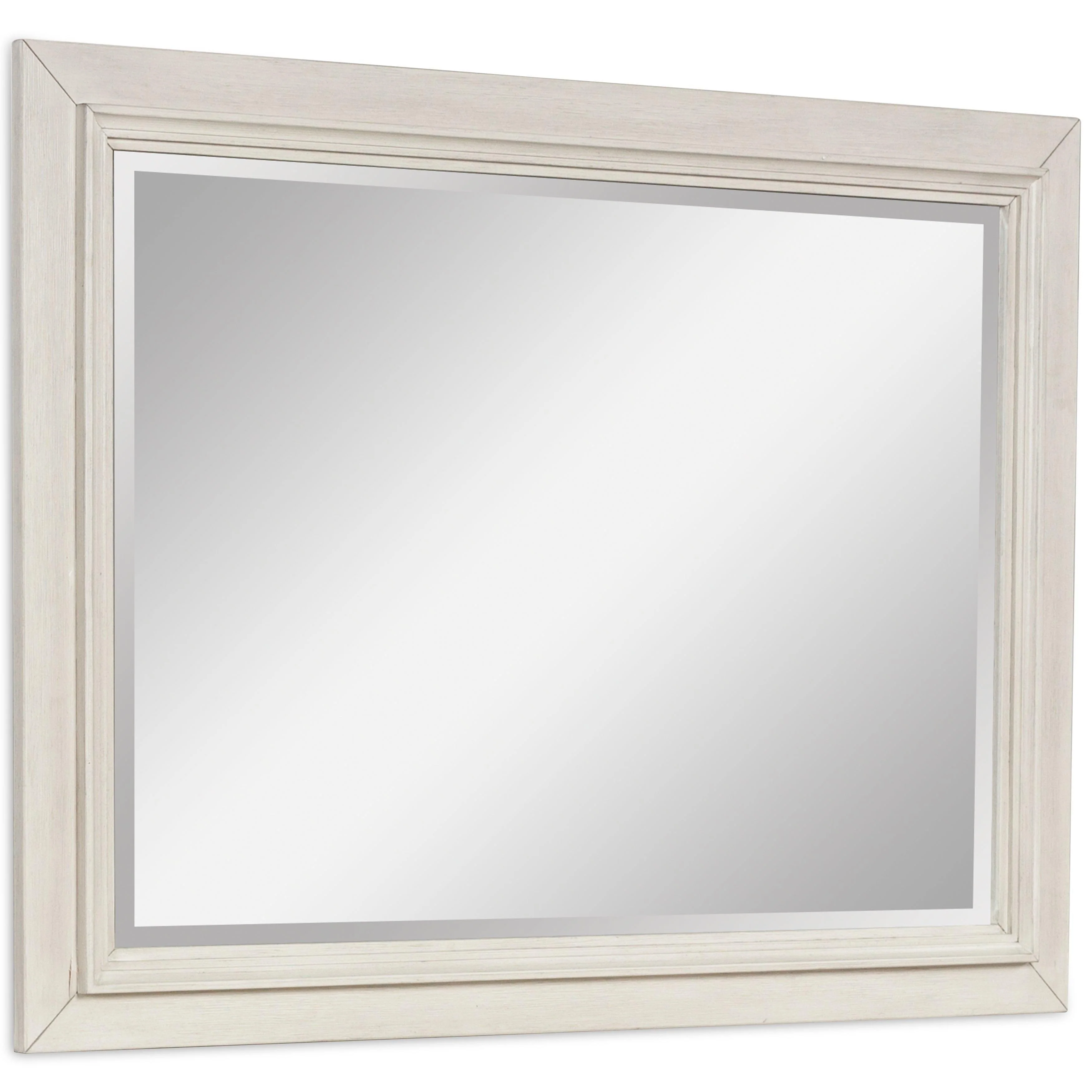 Shaybrock Antique White/Brown Bedroom Mirror - Image 2