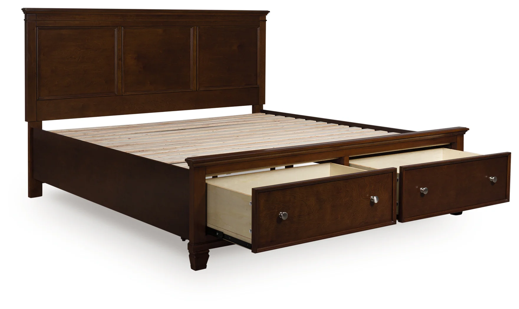 Danabrin Brown King Panel Storage Bed - Image 1