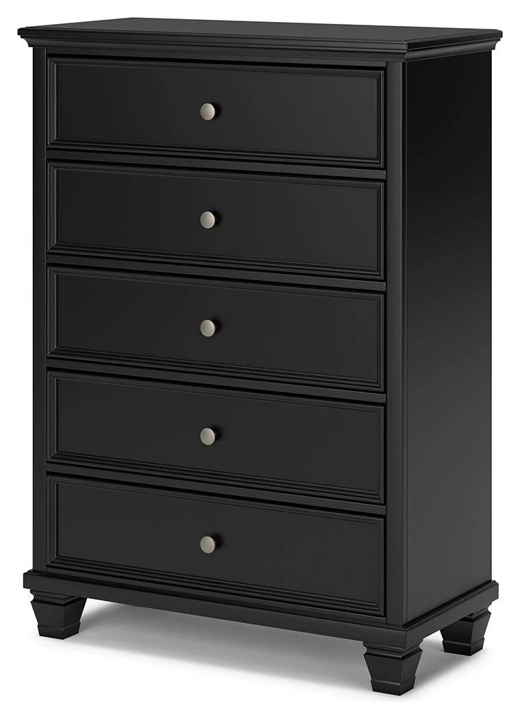 Lanolee Black Chest Of Drawers - Image 3