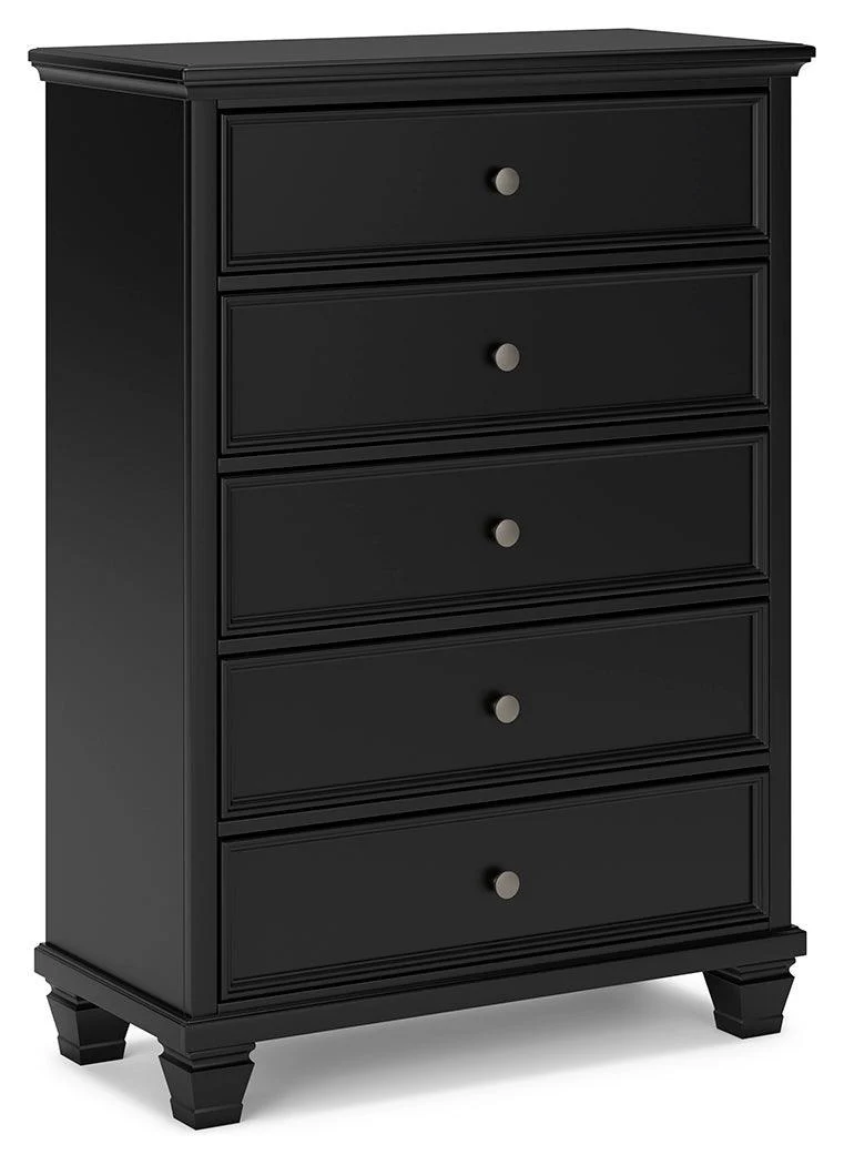 Lanolee Black Chest Of Drawers - Image 2