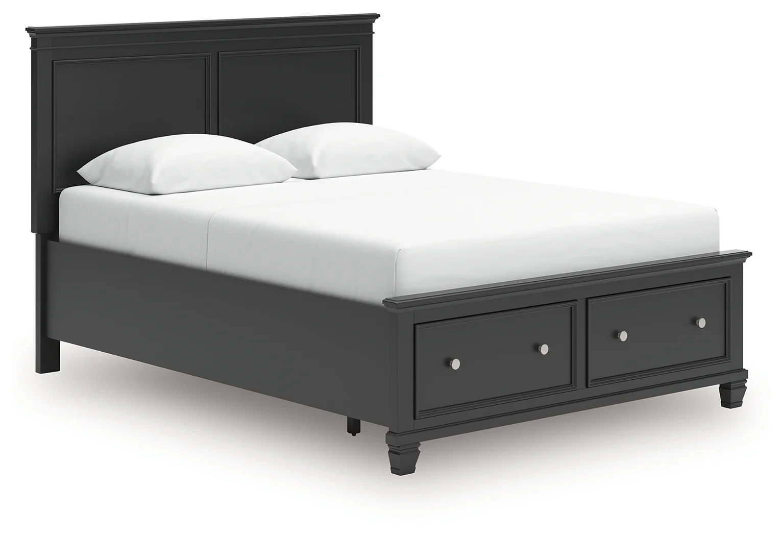 Lanolee Black Queen Panel Storage Bed - Image 2