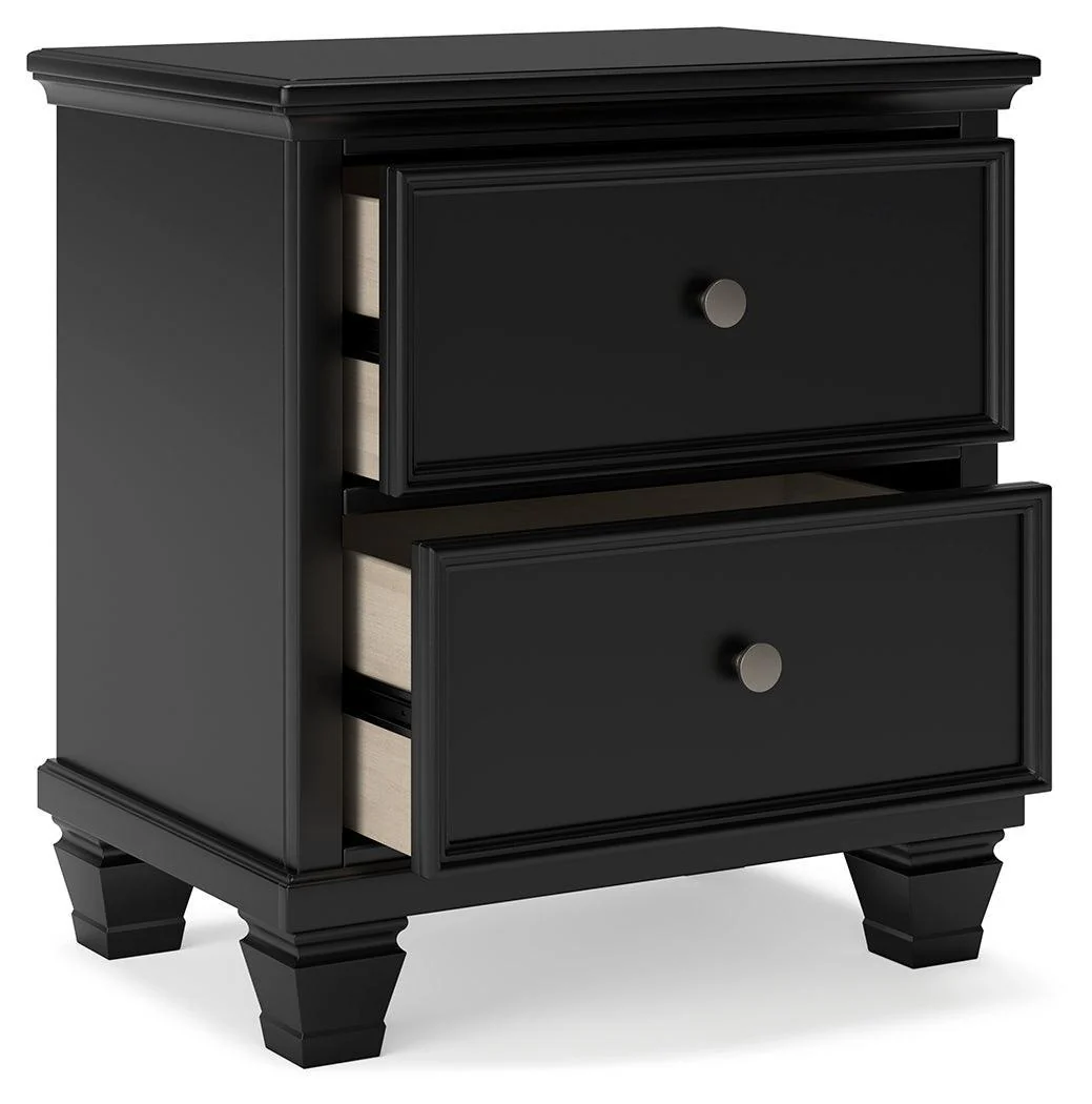 Lanolee Black Nightstand - Image 3