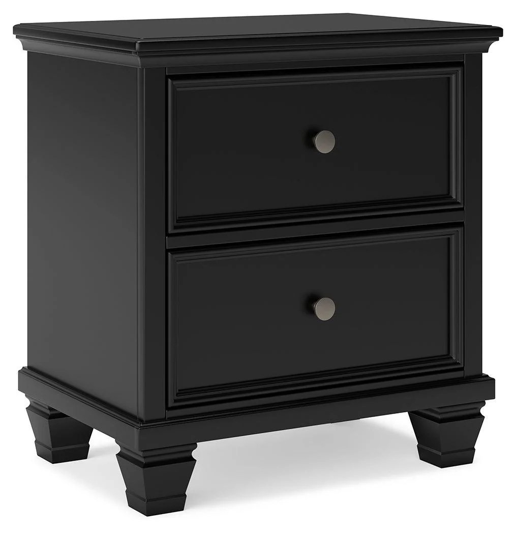 Lanolee Black Nightstand - Image 2
