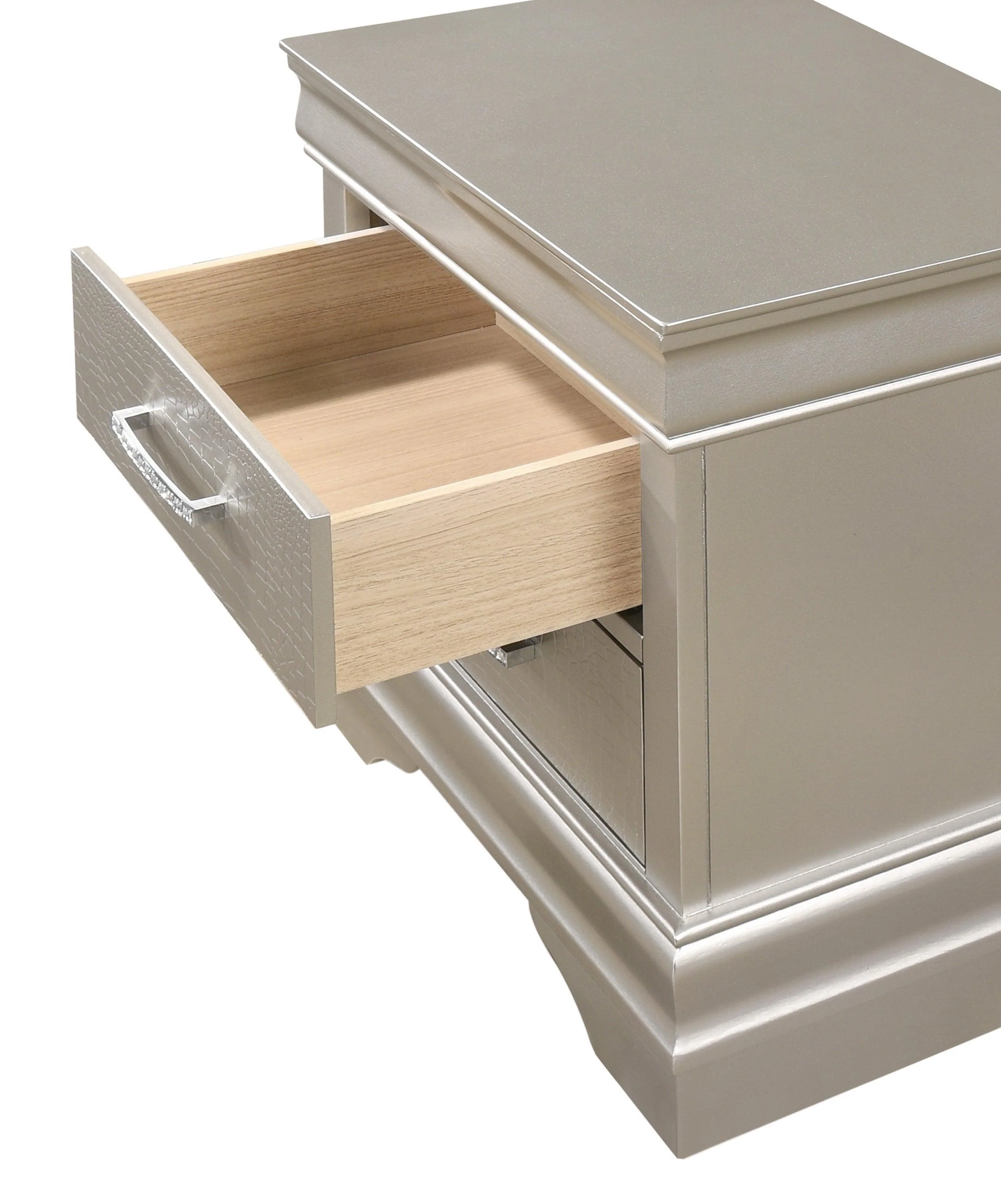 Amalia Dresser Silver 6 Drawers - Image 3