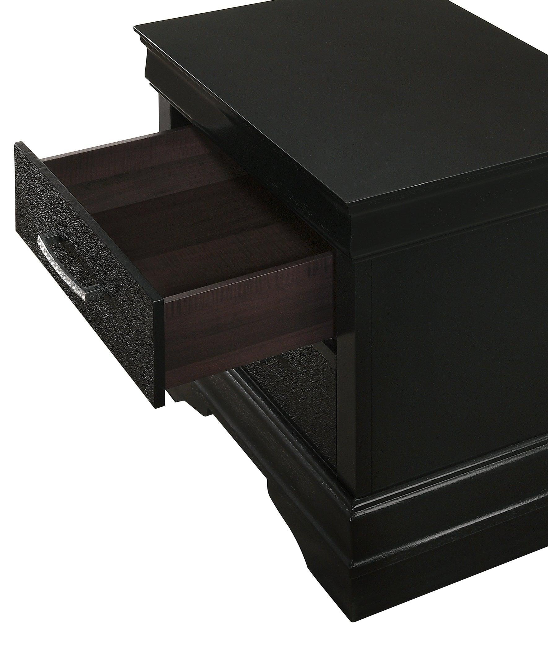 Amalia Dresser Black 6 Drawers - Image 3