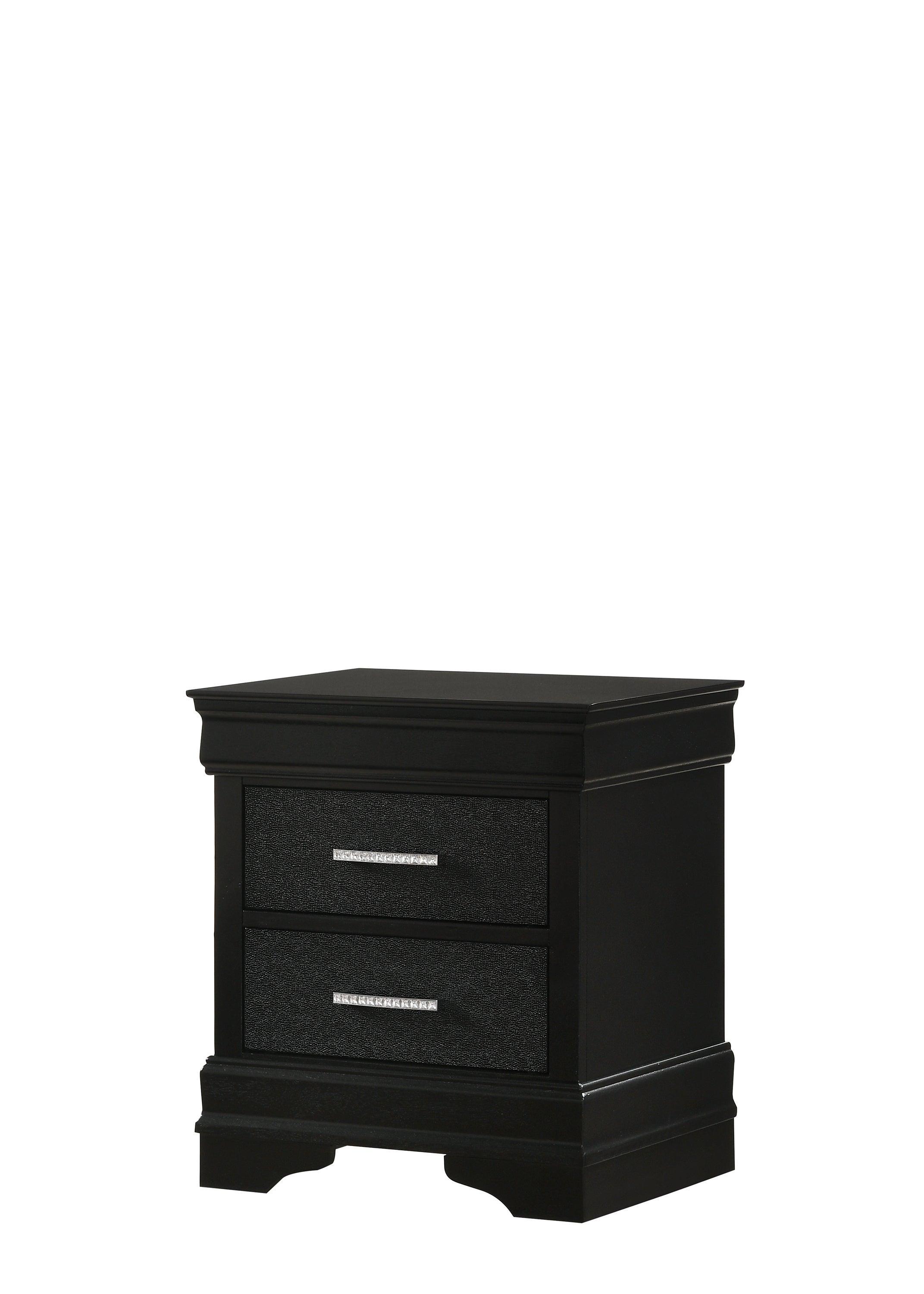 Amalia Dresser Black 6 Drawers - Image 2