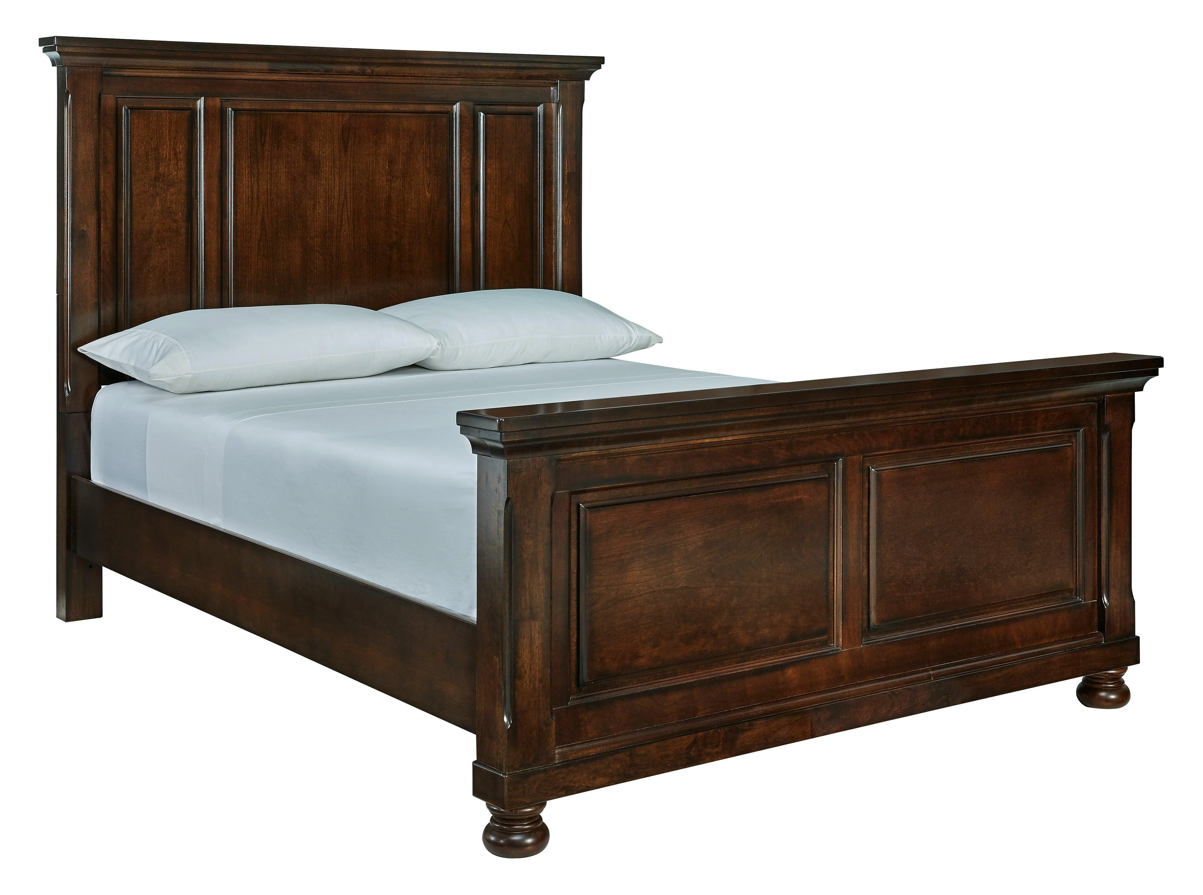 Porter Rustic Brown Queen Panel Bed - Image 2