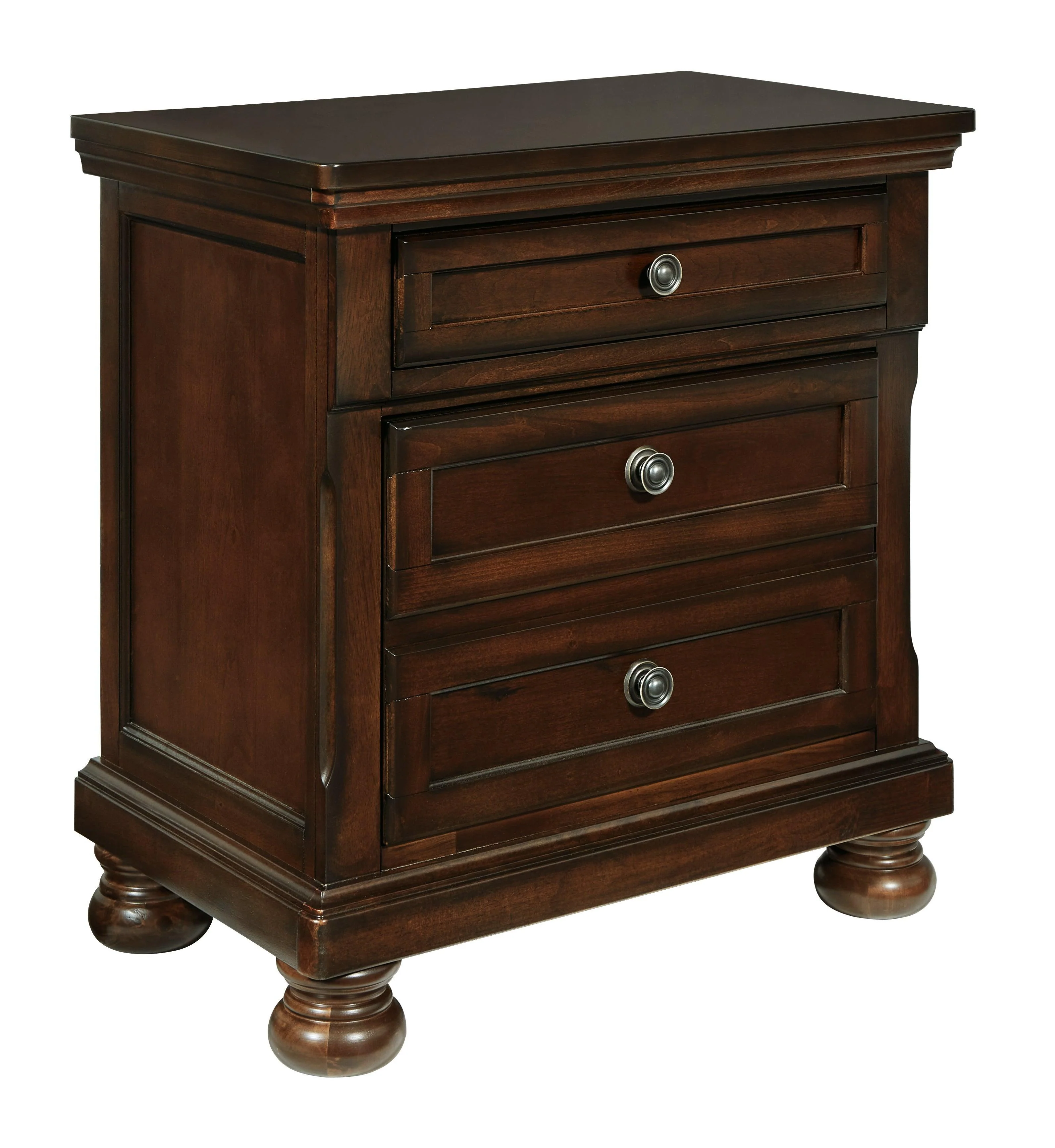 Porter Rustic Brown Nightstand - Image 2