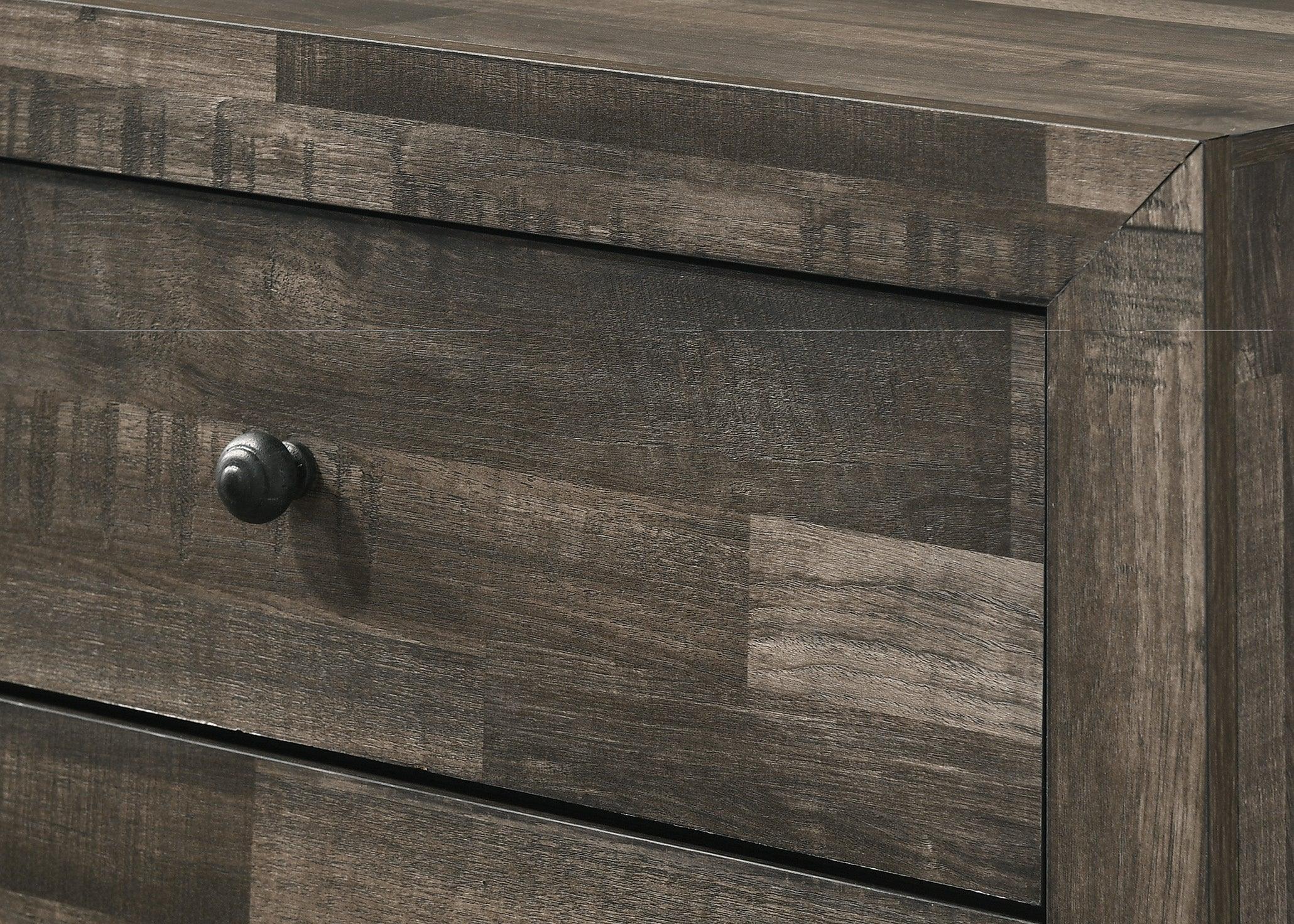 Atticus Nightstand Brown 2 Drawers - Image 3
