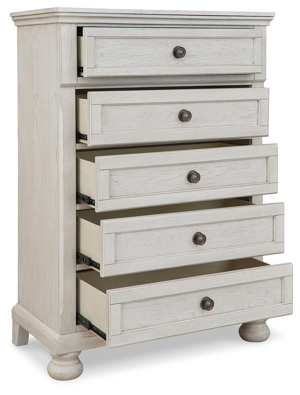 Robbinsdale Antique White Chest Of Drawers - Image 3