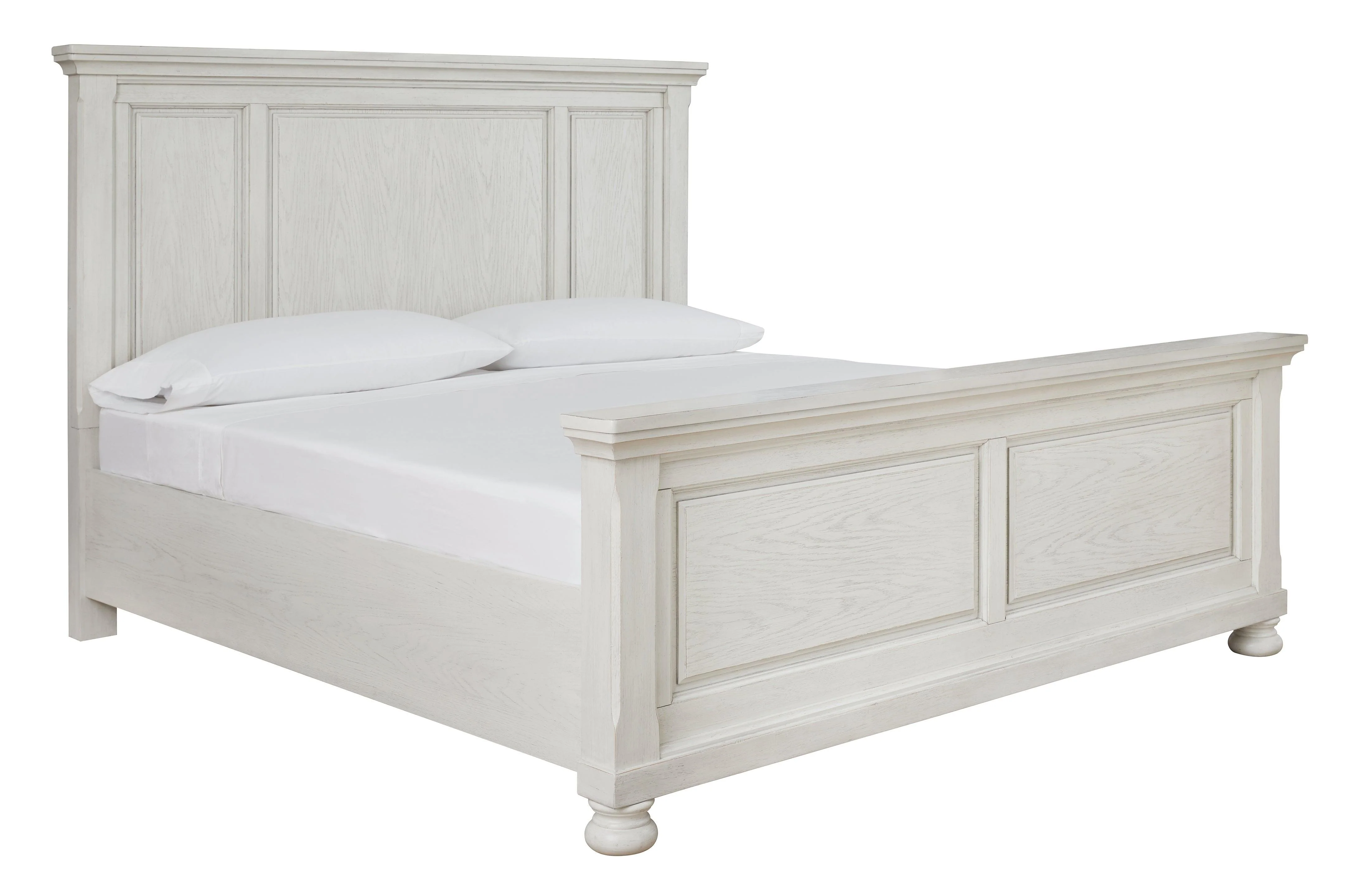 Robbinsdale Antique White Queen Panel Bed - Image 2
