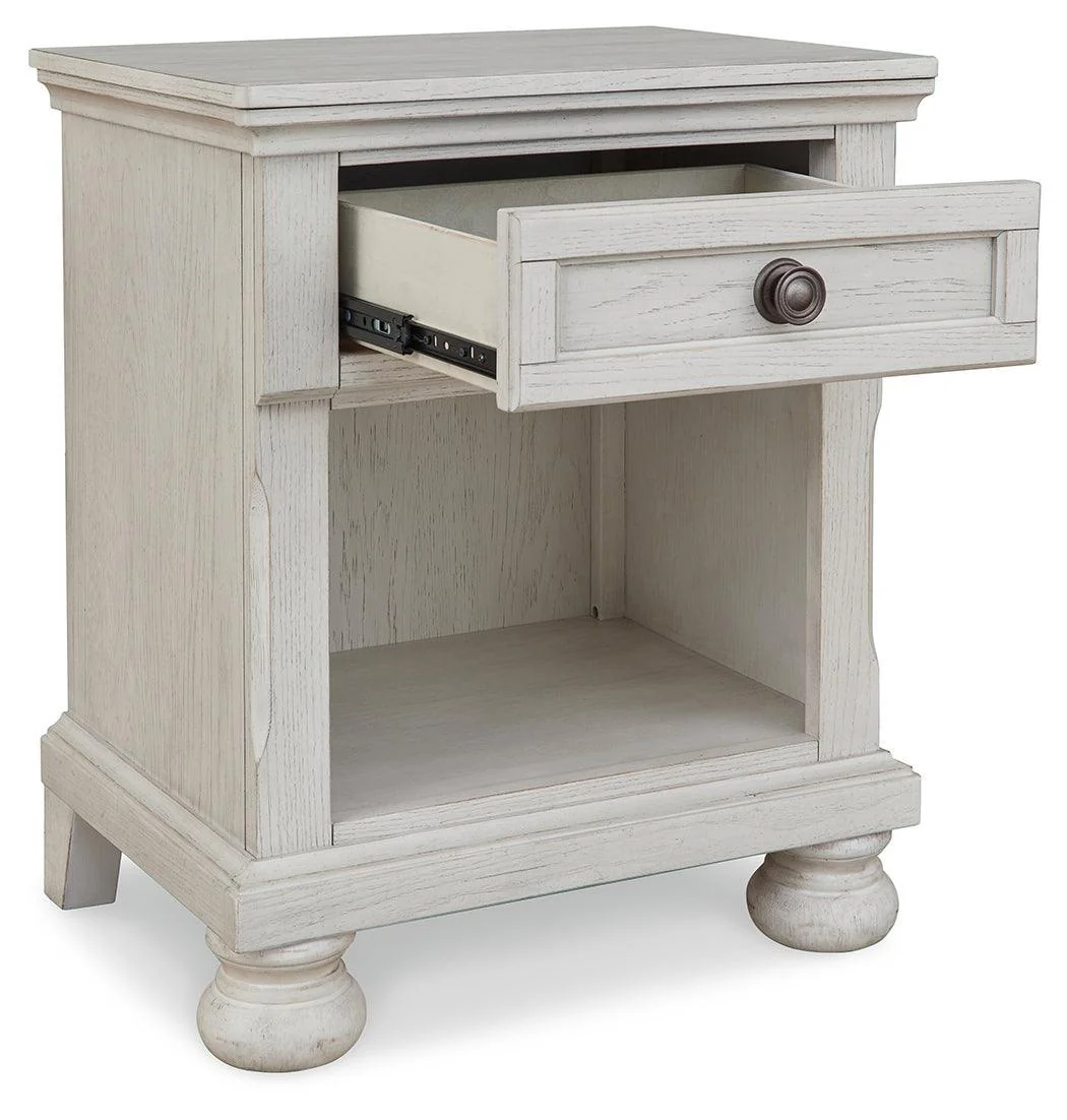 Robbinsdale Antique White Nightstand - Image 3