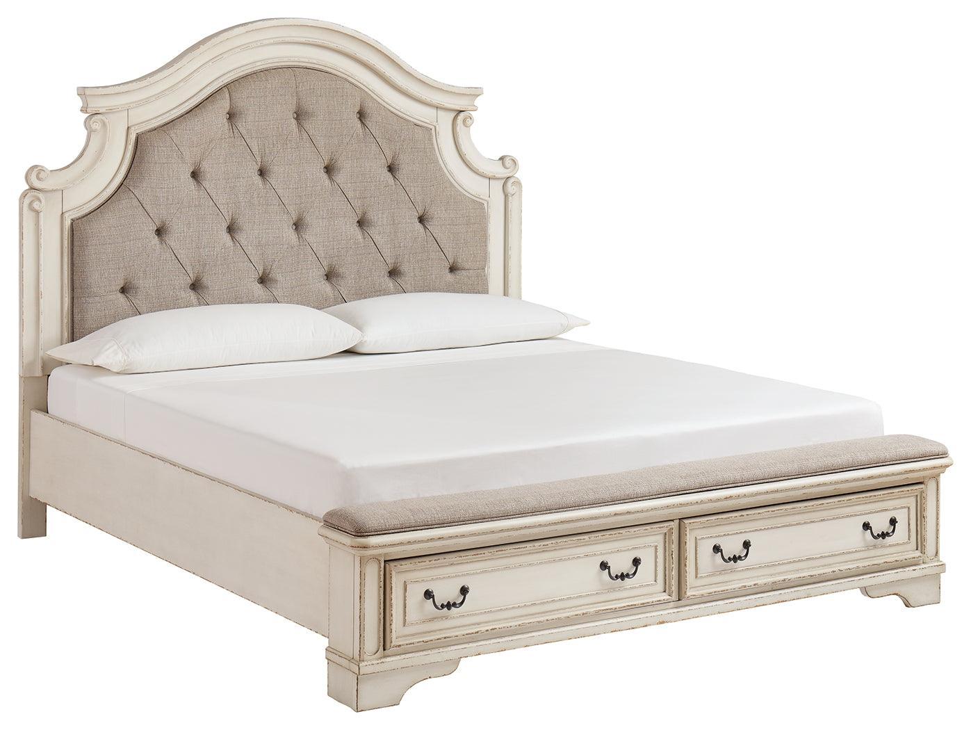 Realyn Two-Tone Queen Upholstered Bed - Image 2