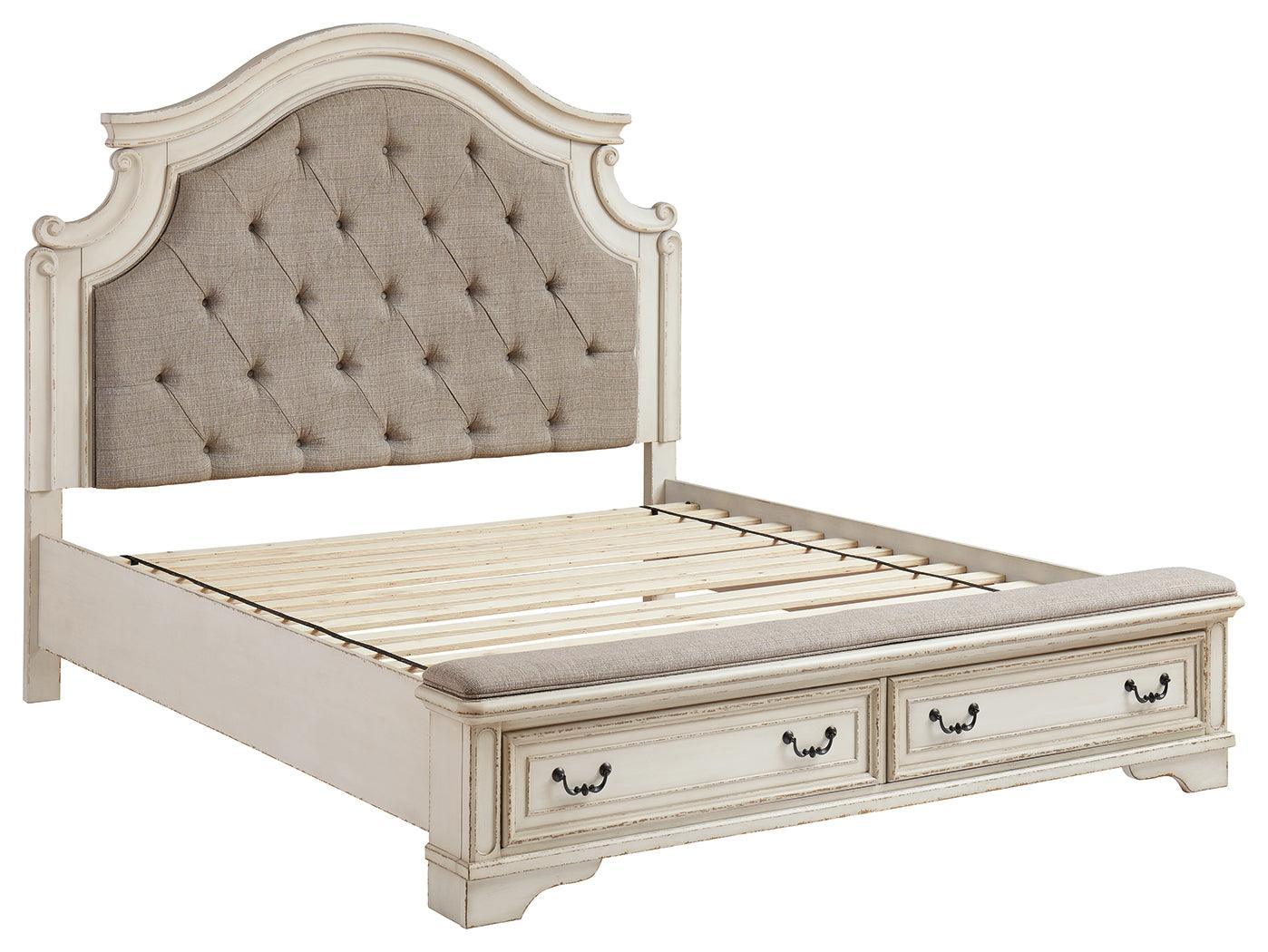 Realyn Two-Tone Queen Upholstered Bed - Image 3