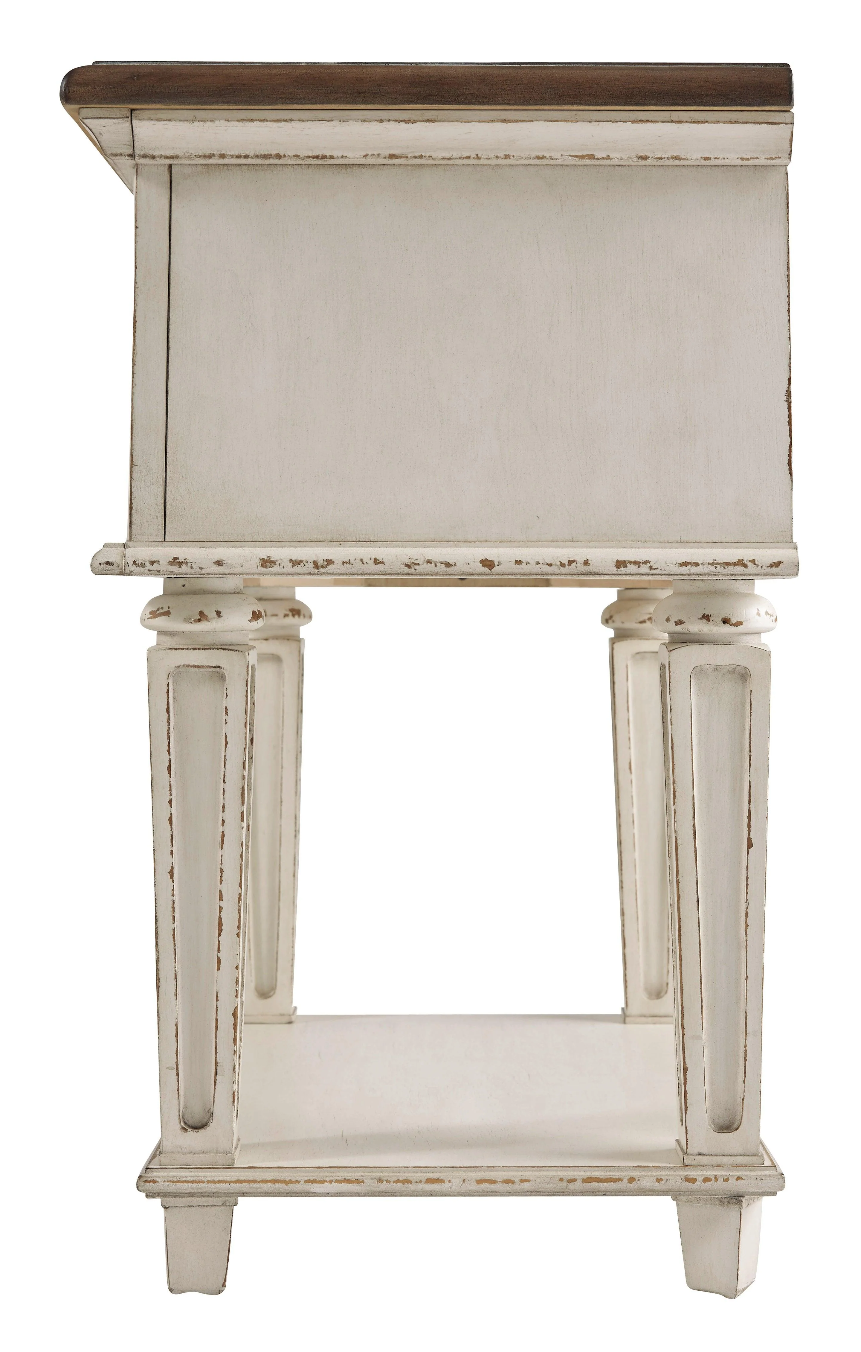 Realyn Chipped White Nightstand - Image 3