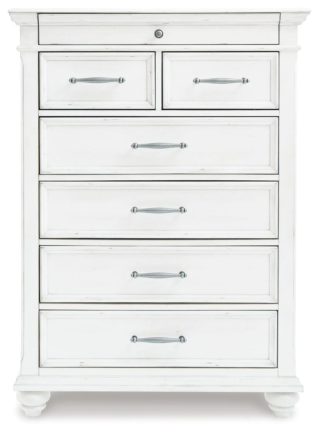 Kanwyn Whitewash Chest Of Drawers - Image 3