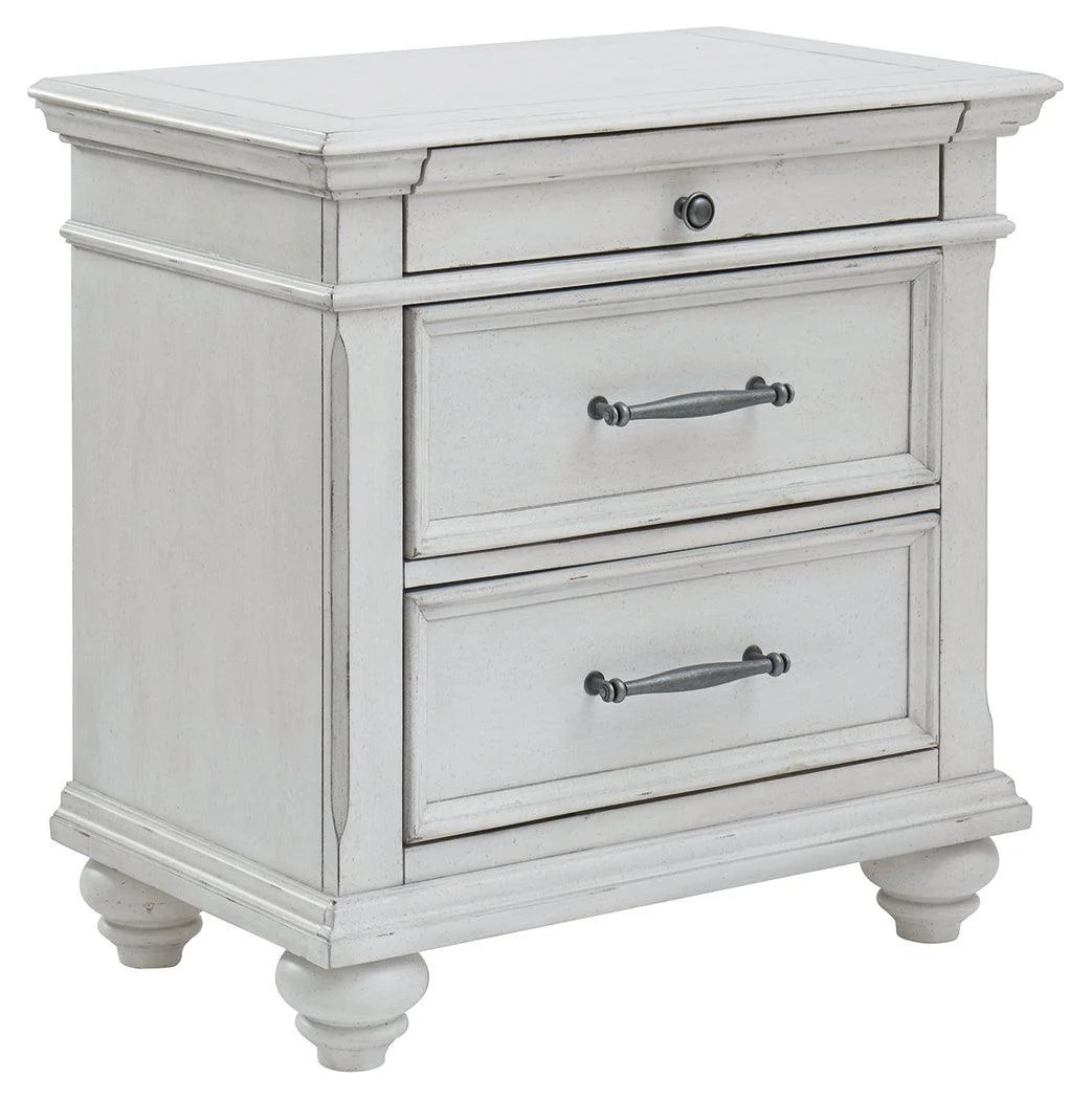 Kanwyn Whitewash Nightstand - Image 2