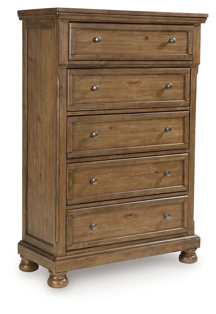 Feddinger Medium Brown Chest of Drawers - Image 2